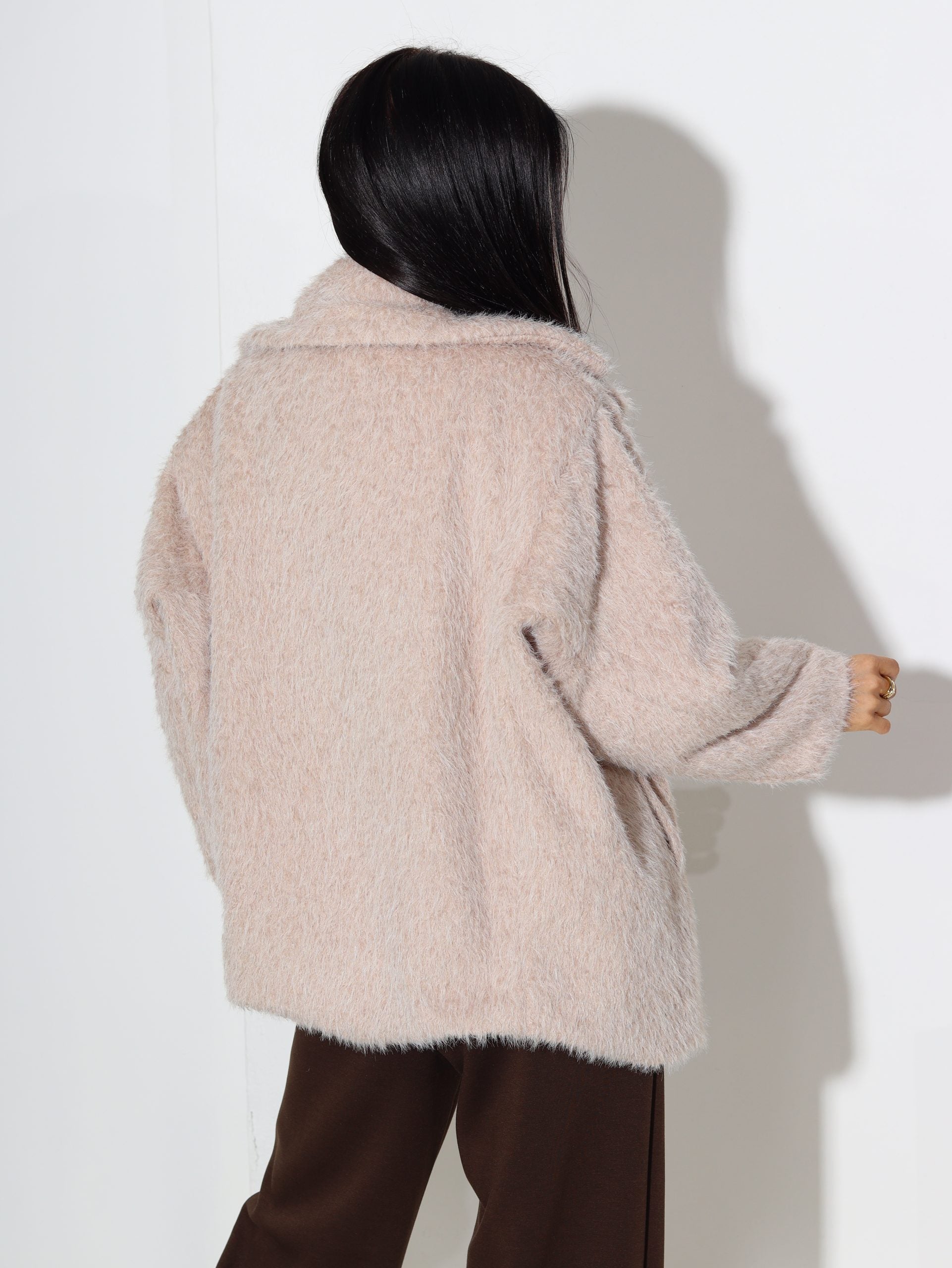 Bēšs m/ā kažoks/virsjaka "Beberītis" - 16411