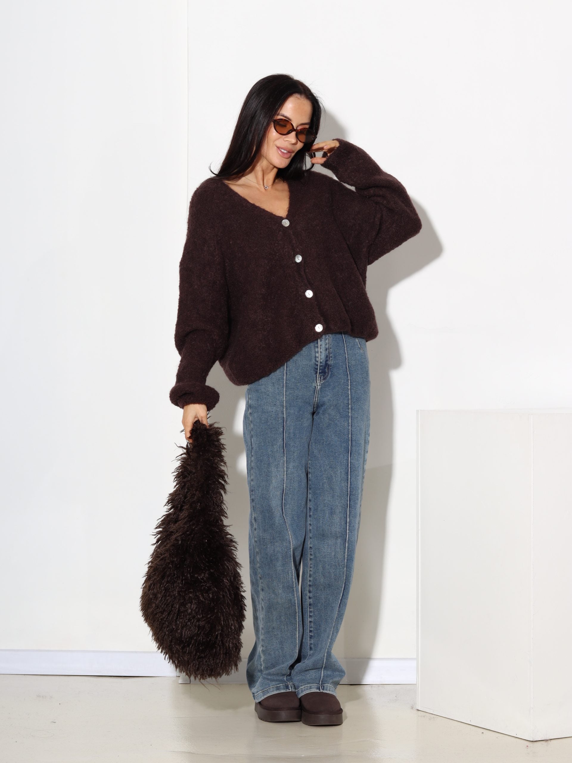 Šoko mezgliņdzijas adījuma jaka, podziņu aizdare - 17517