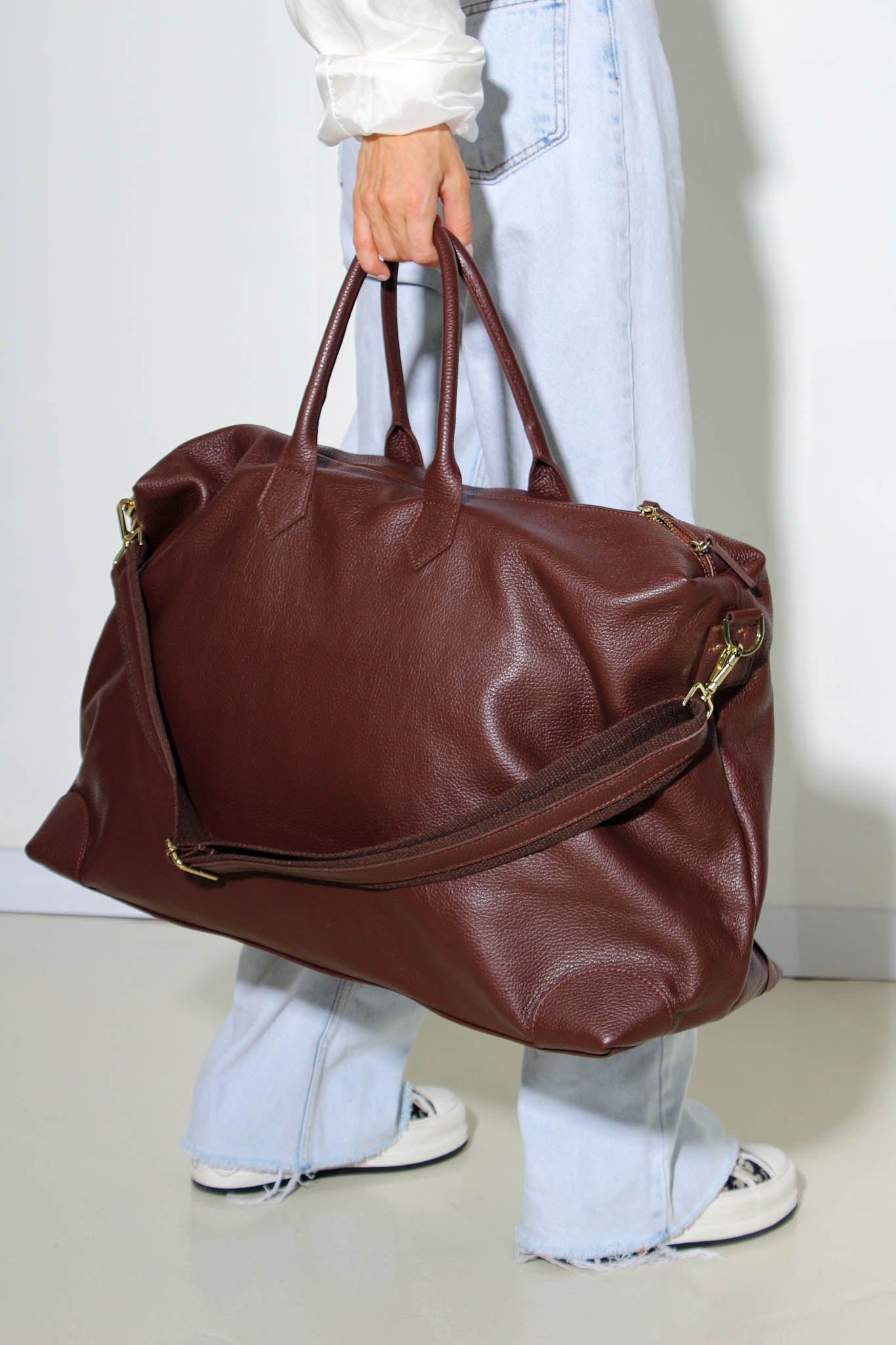 Brūna, liela, d/ā ceļojuma soma - 16347