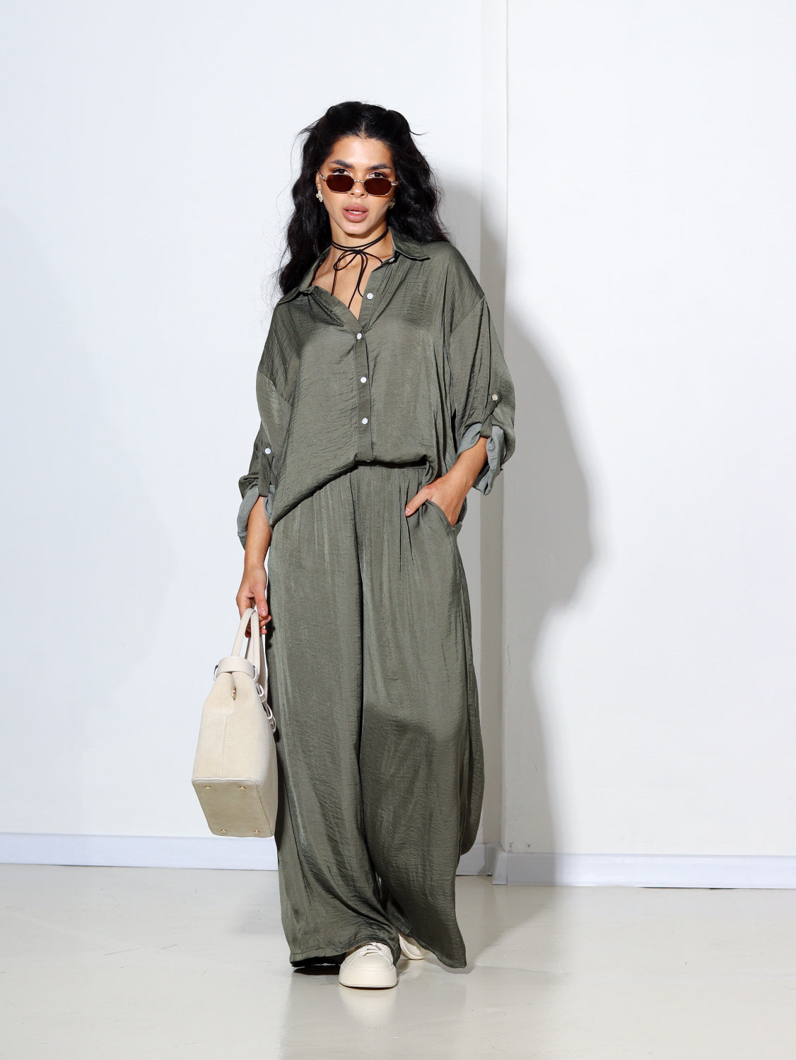 Zaļš, 2daļīgs viskozes komplekts - 14518