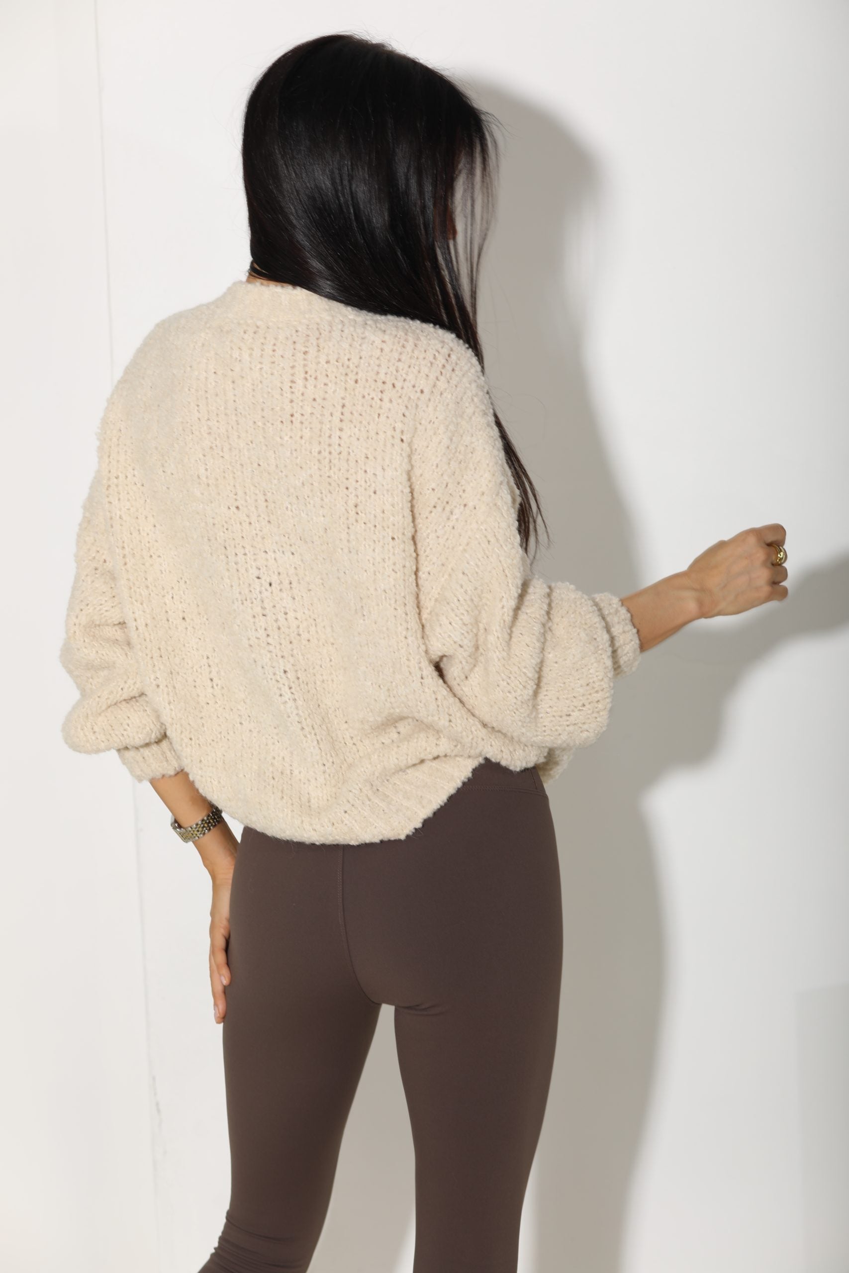 Bēša "Pinguino" dzijas pogājama jaka - 16162