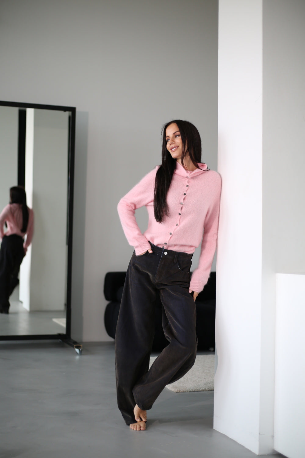 Rozā vilnas jaciņa 'Premium Cashmere' - 21260