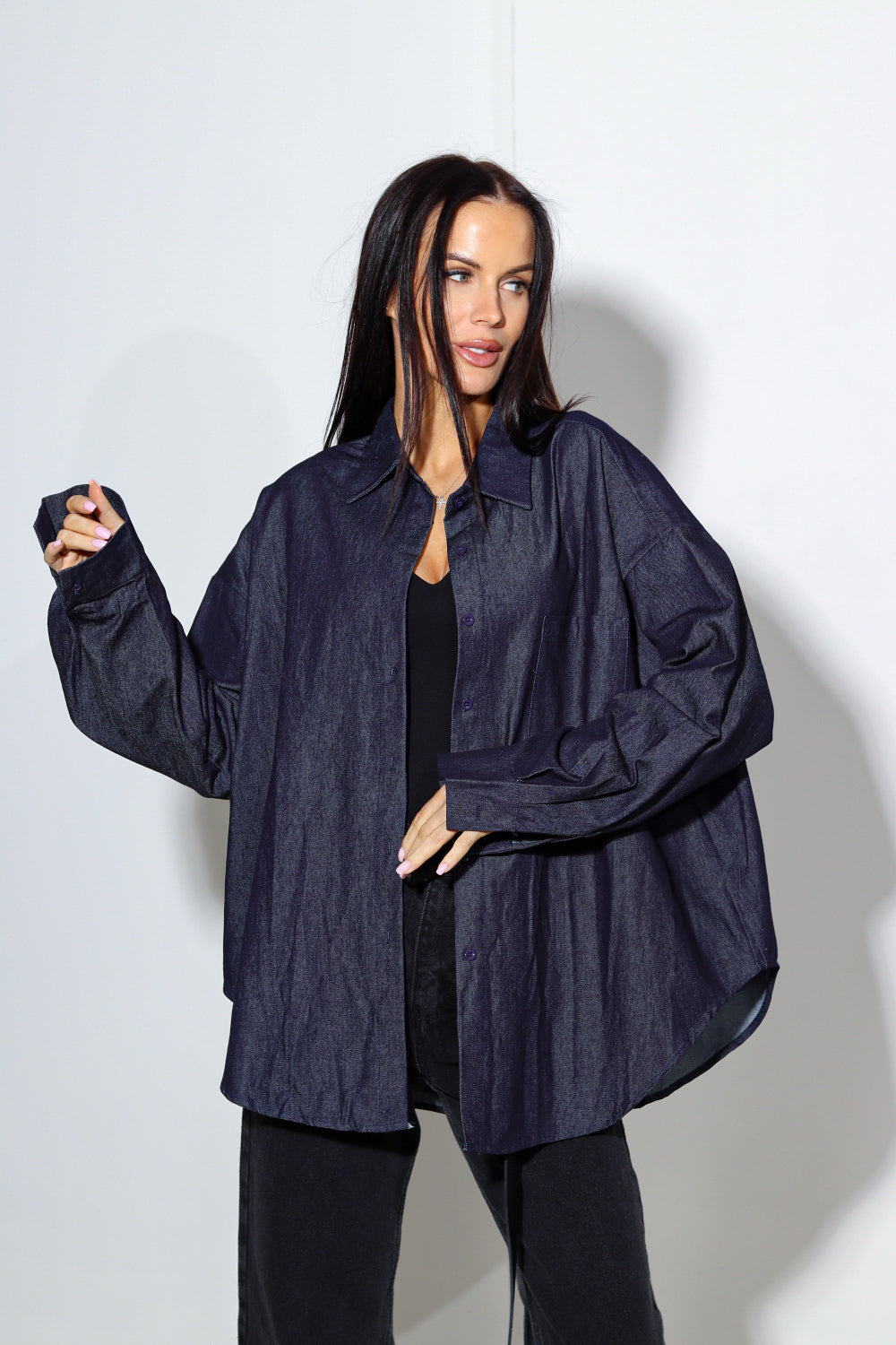 Zils, džinsa tipa krekls - 13979