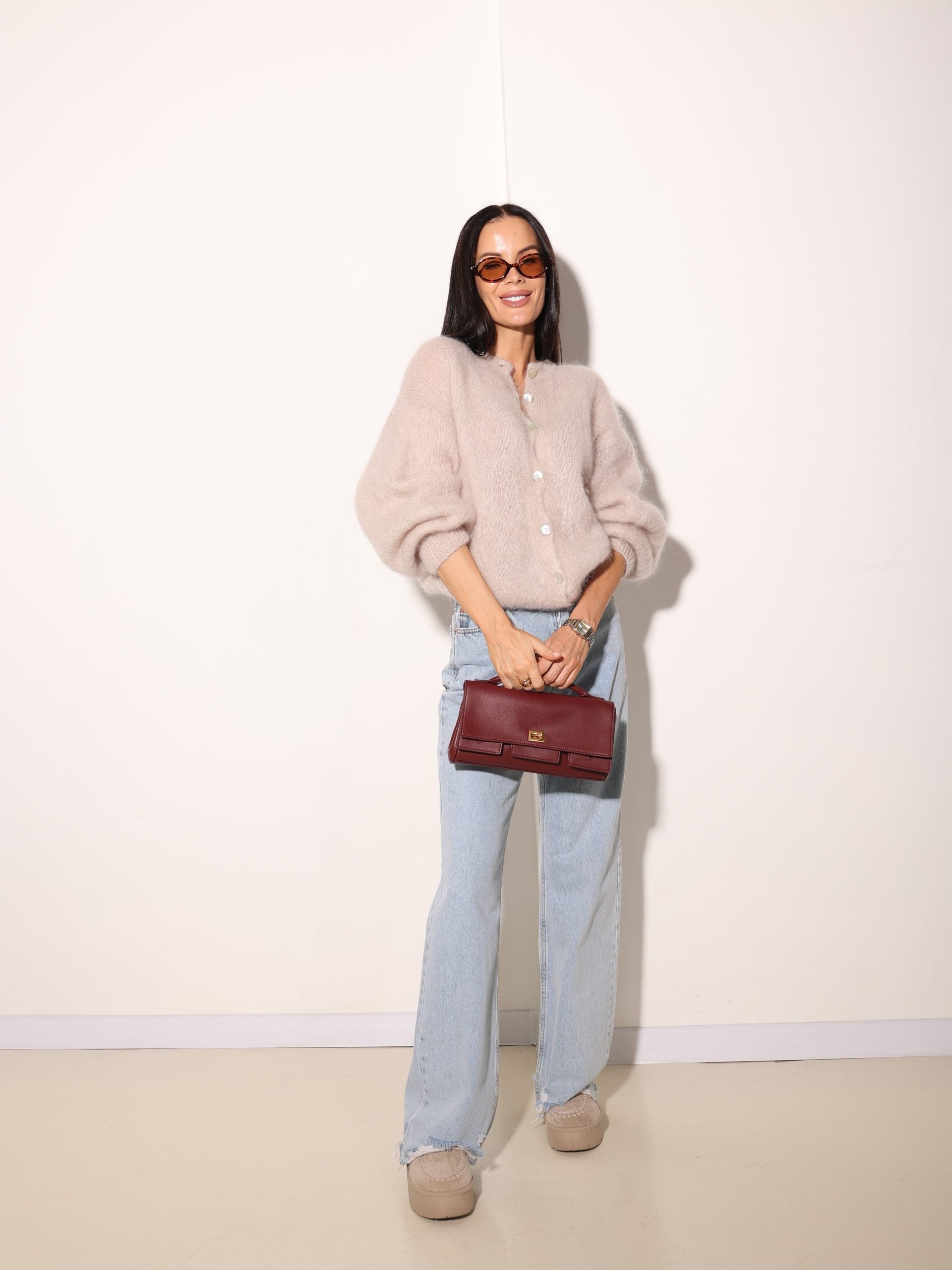 Bēša, brīva piegriezuma, pogājama Mohēras jaka - 15969