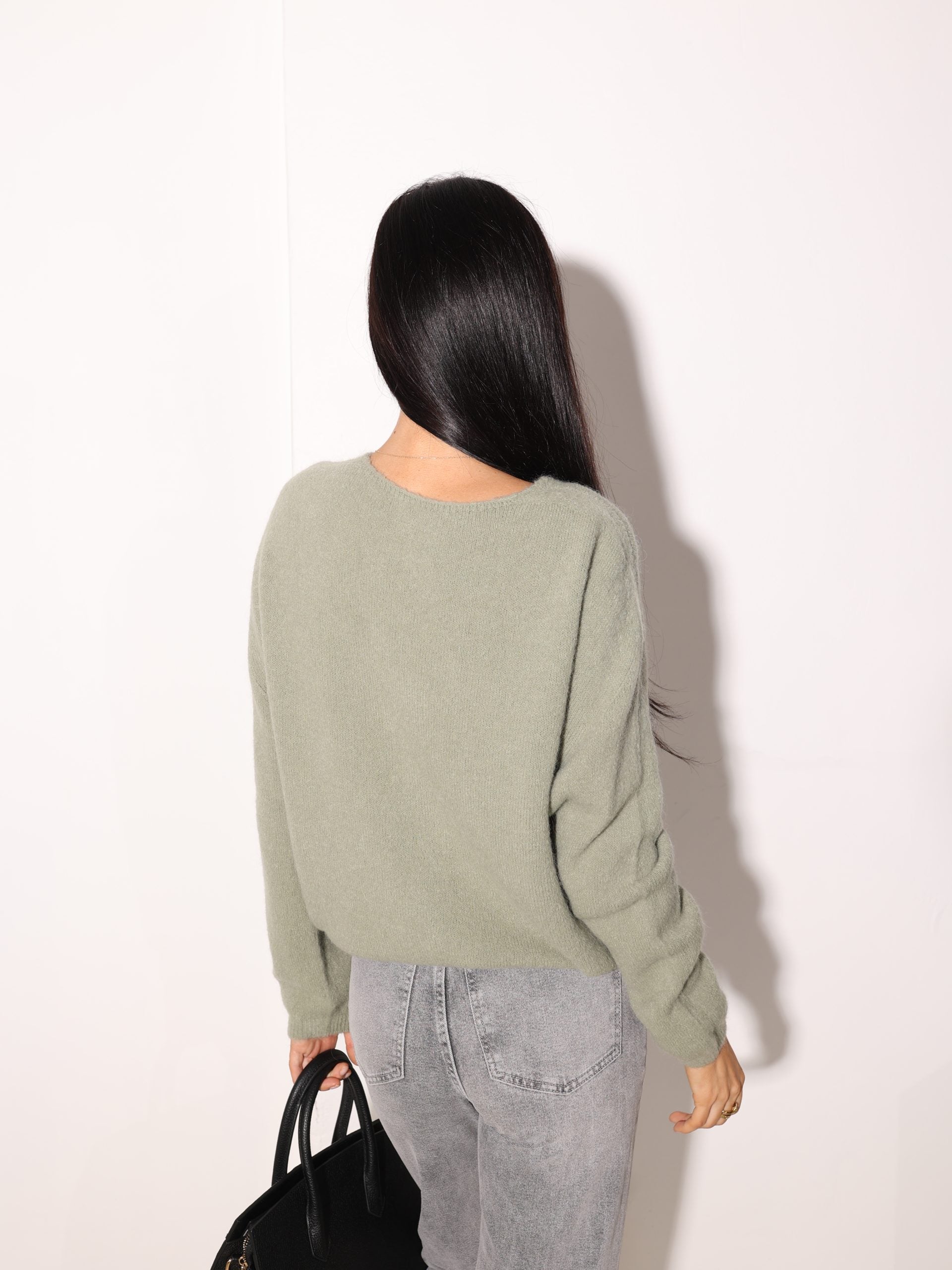 Zaļa, pogājama Alpakas jaka - 15979