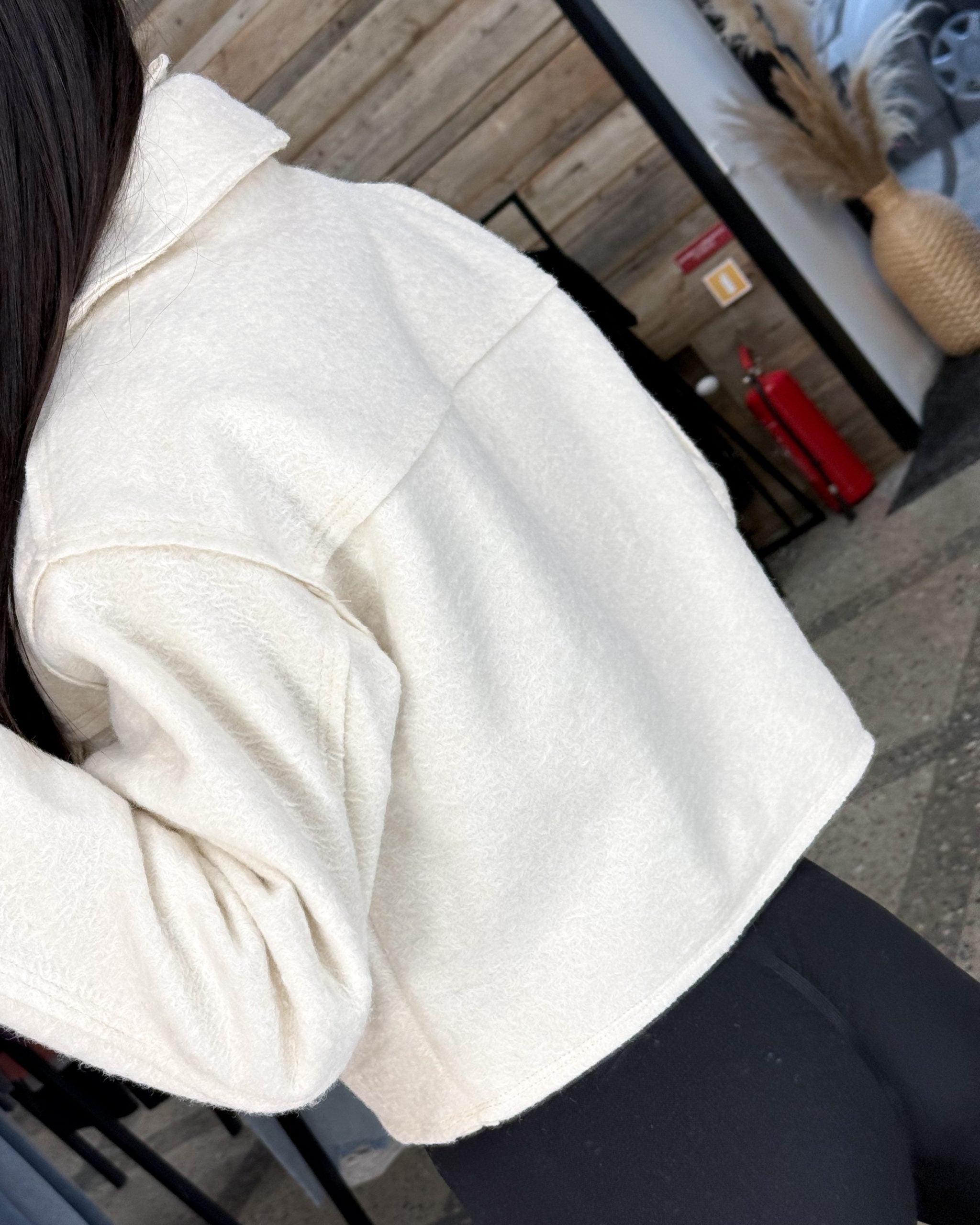 Bēša, īsa filcēta auduma virsjaka - 14472