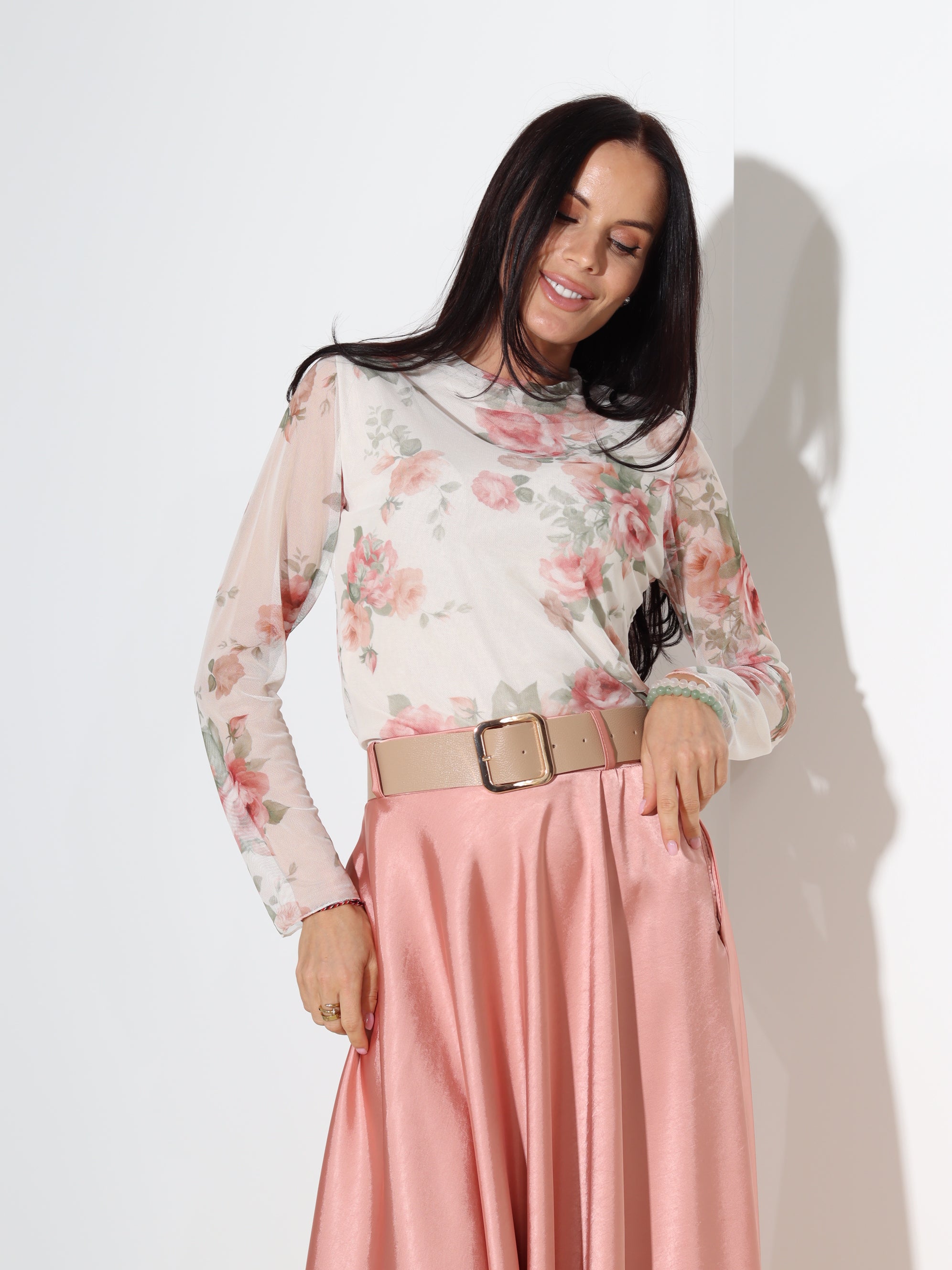 Balts tīkliņtops 'Ziediņš' – 18343