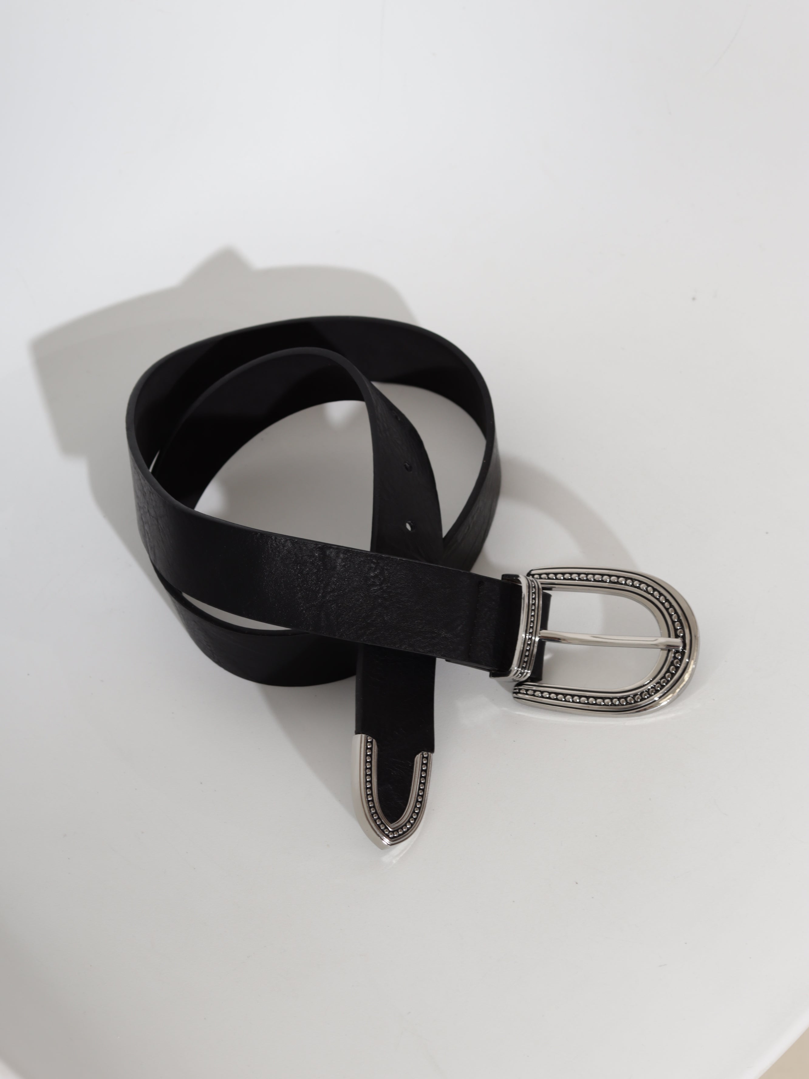 Melna/ silver m/ā josta 'Country style' - 20688