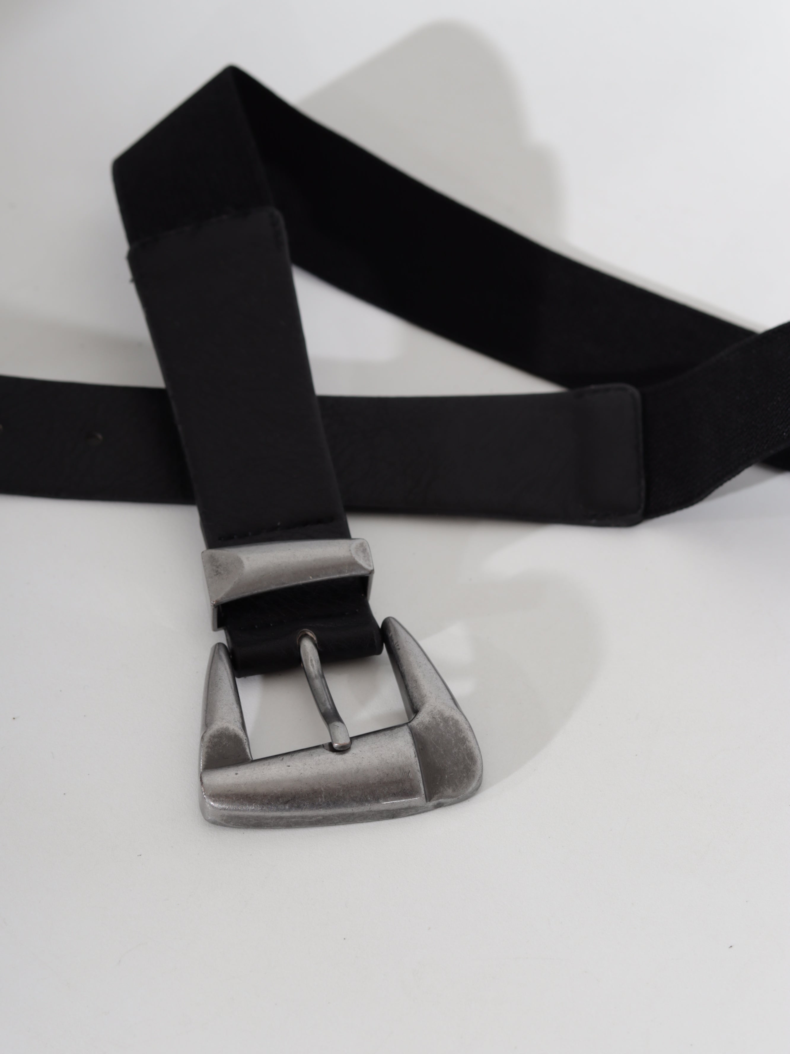 Melna josta, m/ā+ gumija, silver - 20685