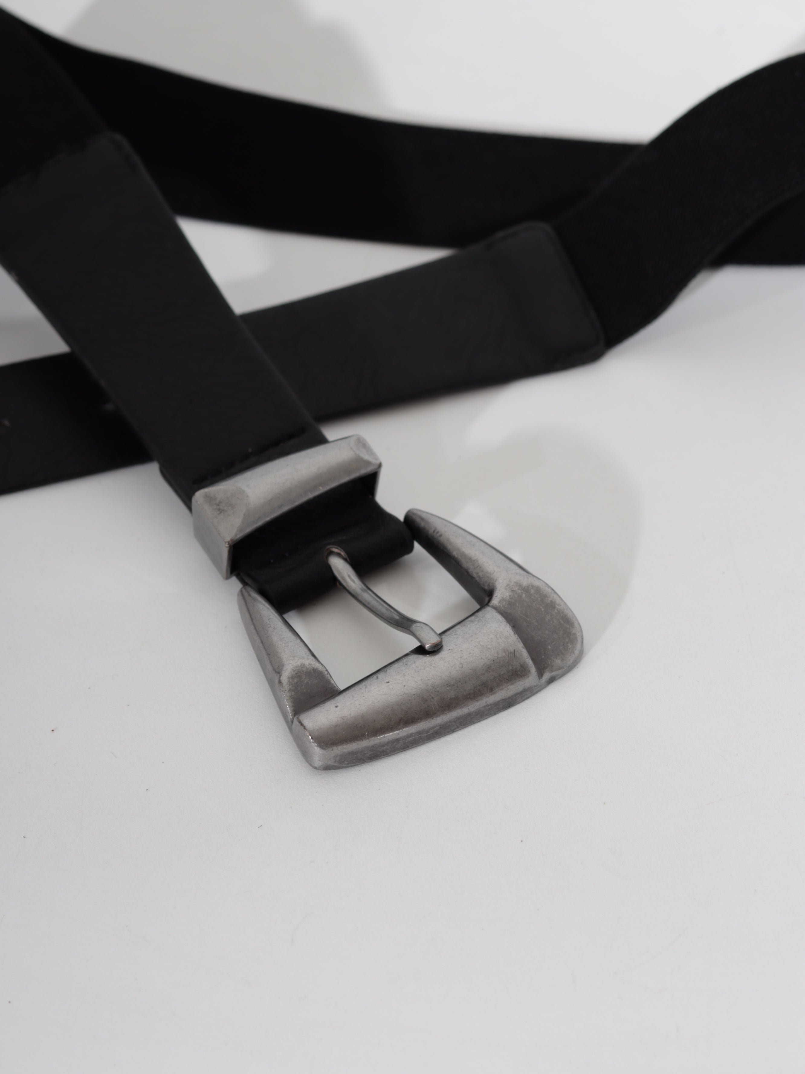 Melna josta, m/ā+ gumija, silver - 20685