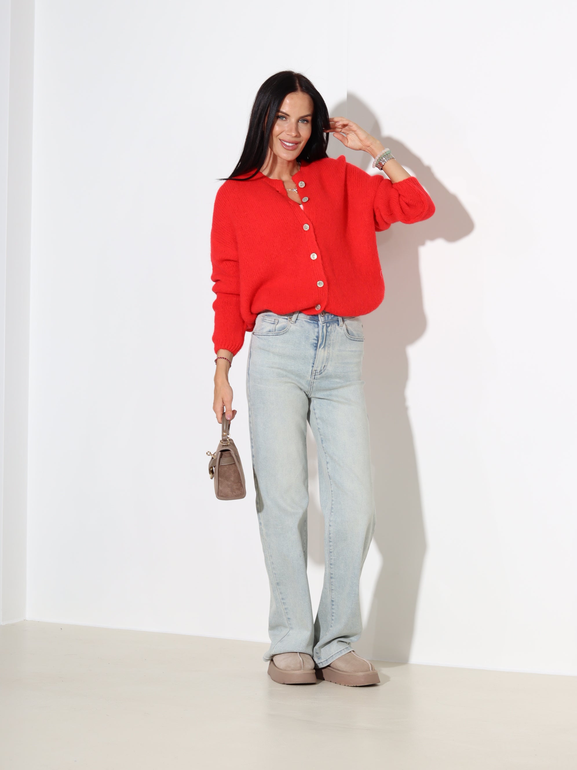 Sarkana jaka ar pogu aizdari - 18118