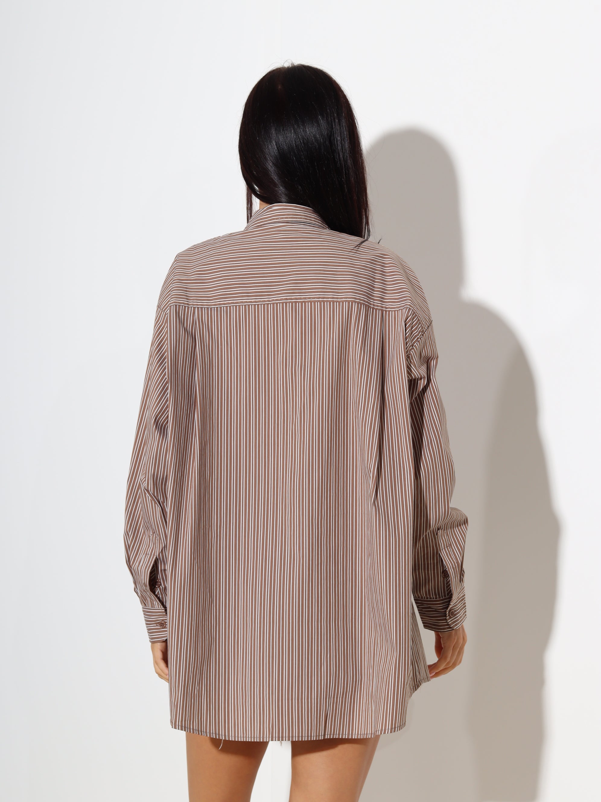 Šoko krekls 'Oversize stila svītriņa' - 19973