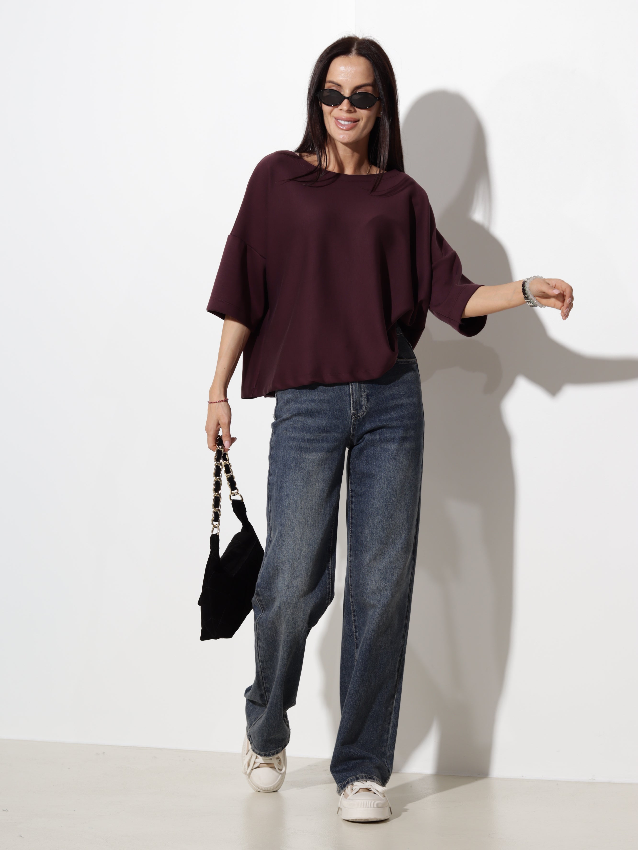 Violets oversize tipa tops- 20610