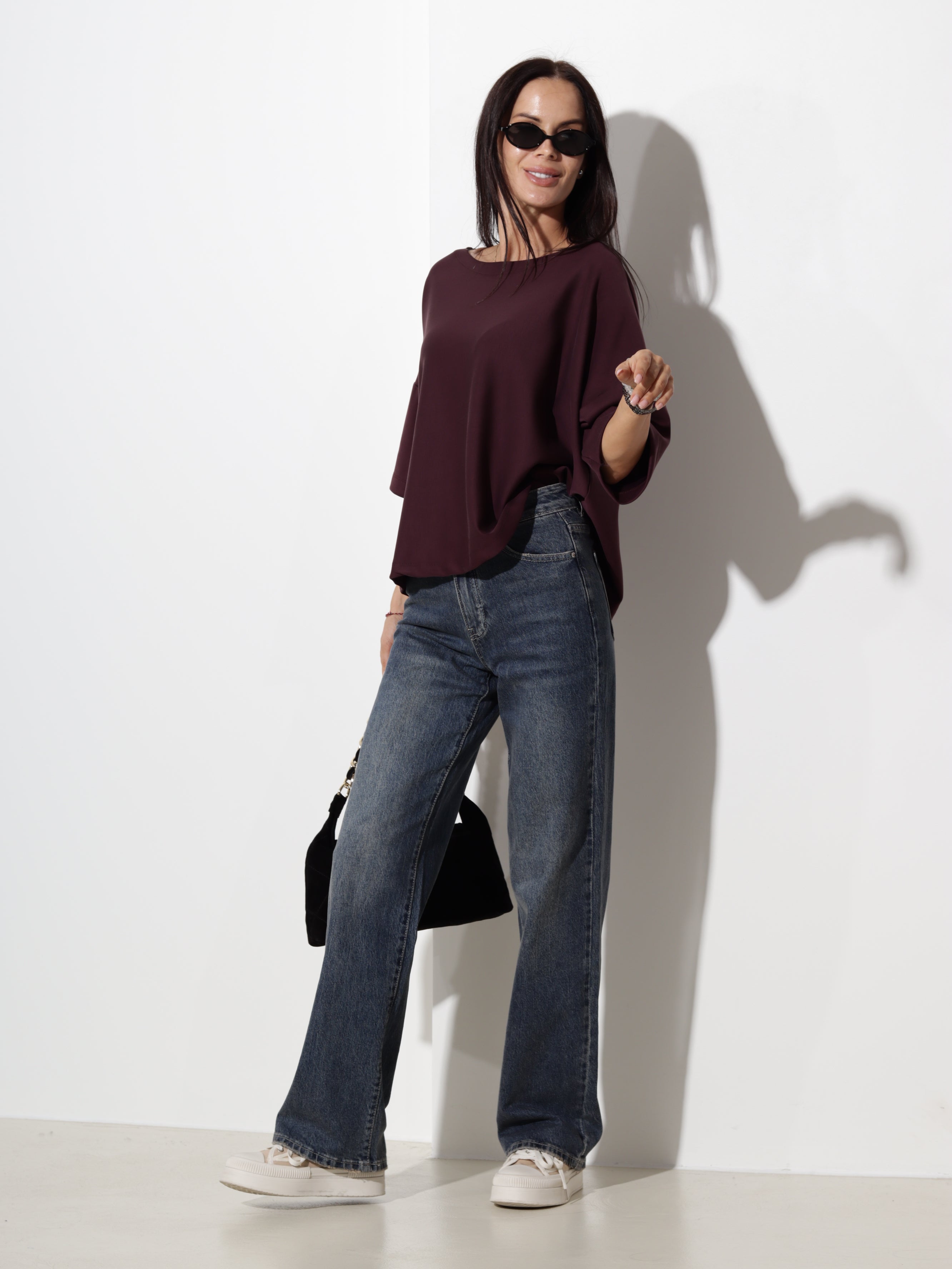 Violets oversize tipa tops- 20610