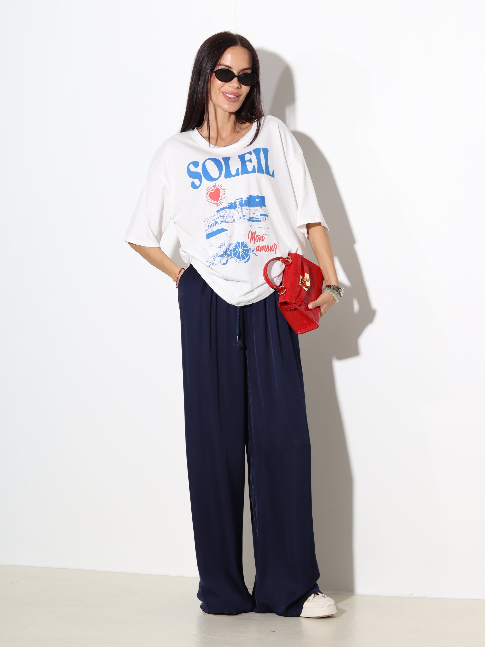 Balts tops "SOLEIL" - 20094