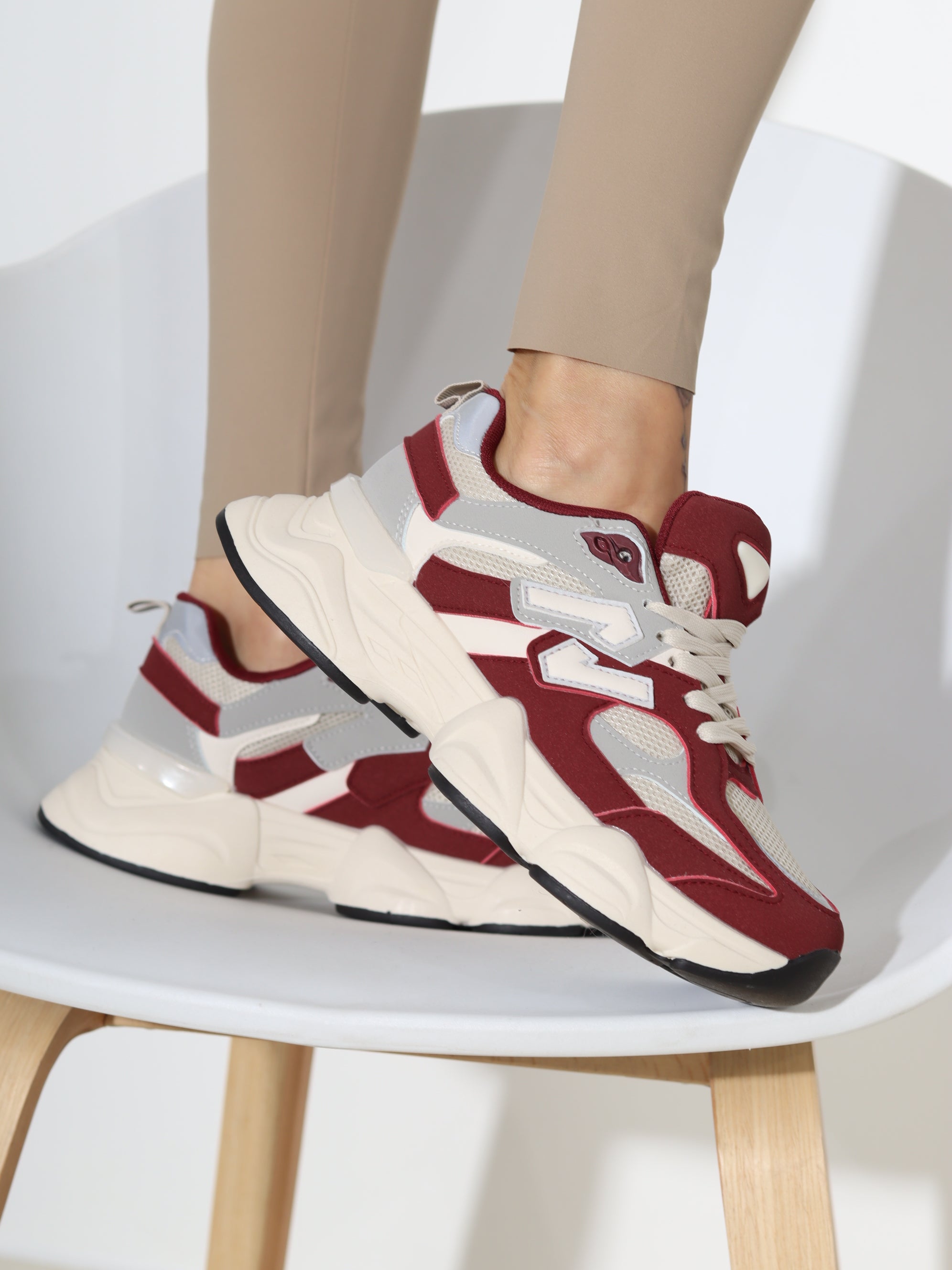 Bordo sportiska stila apavi 'N' - 18453