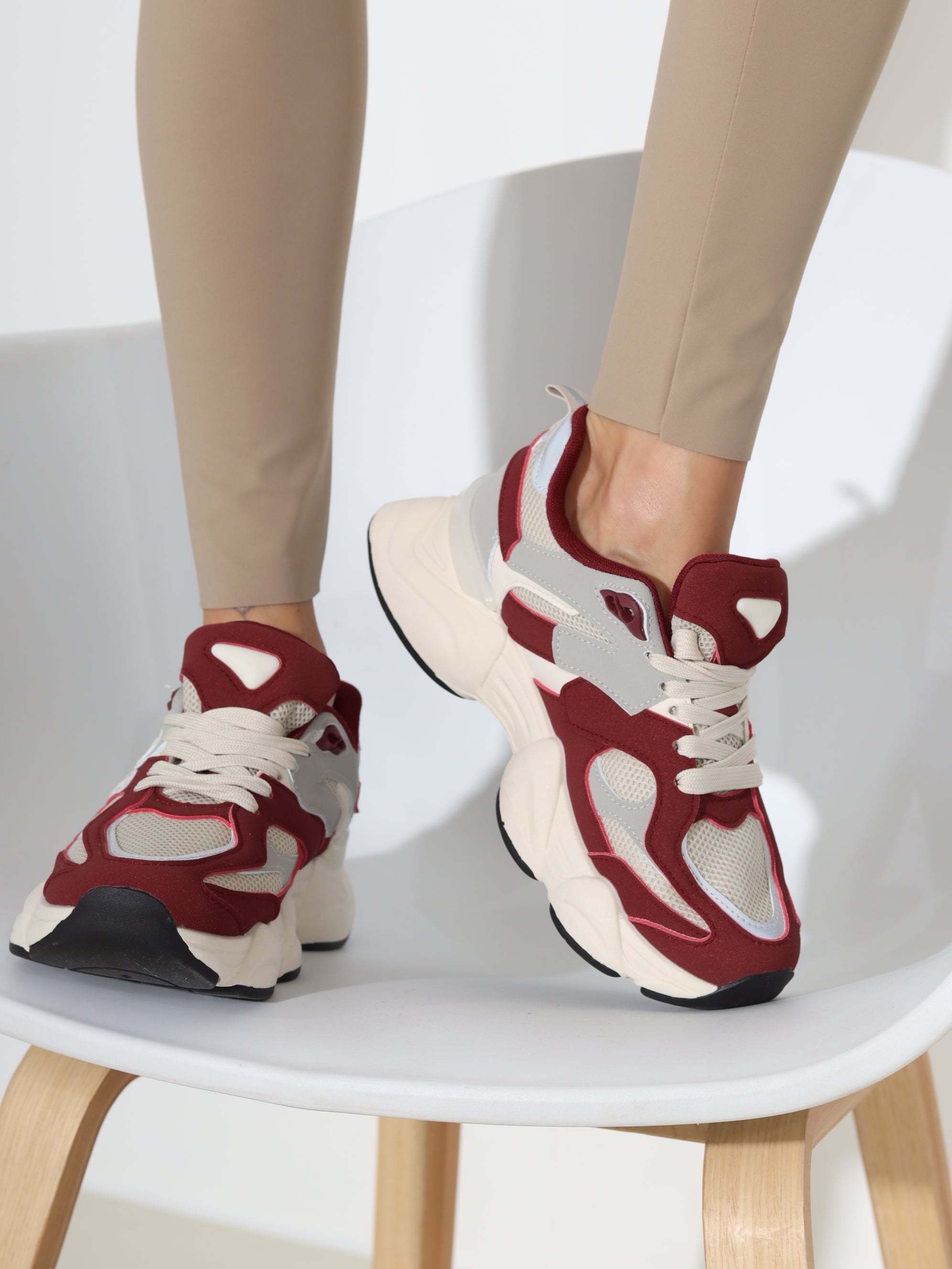 Bordo sportiska stila apavi 'N' - 18453