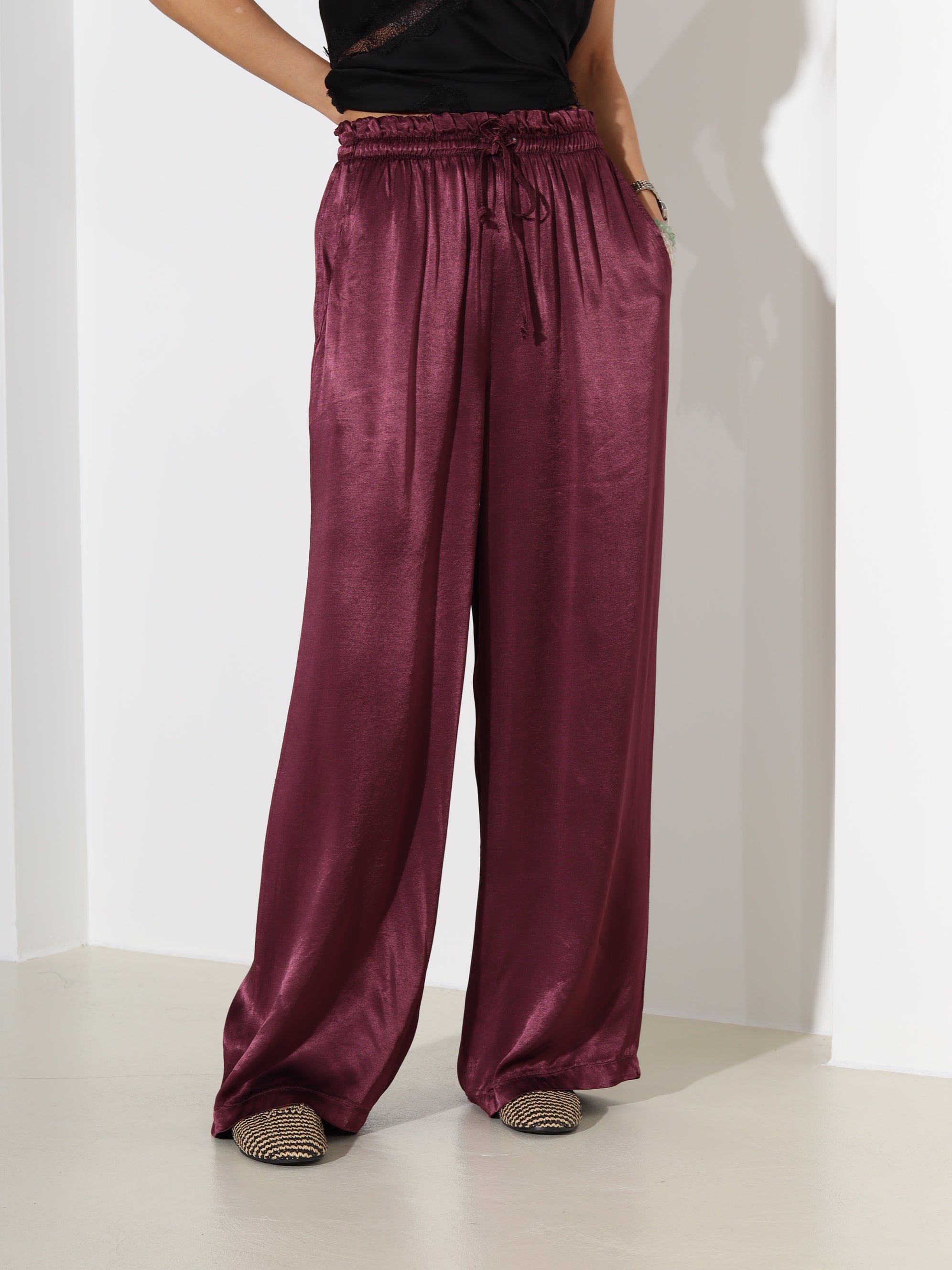 Violetas viskozes bikses- 18483