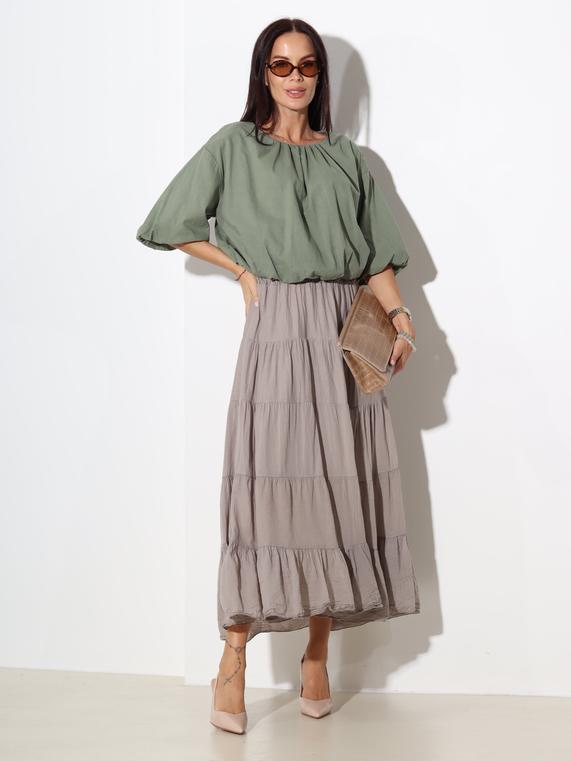 Hakī balontipa tops, boho stilā - 20165