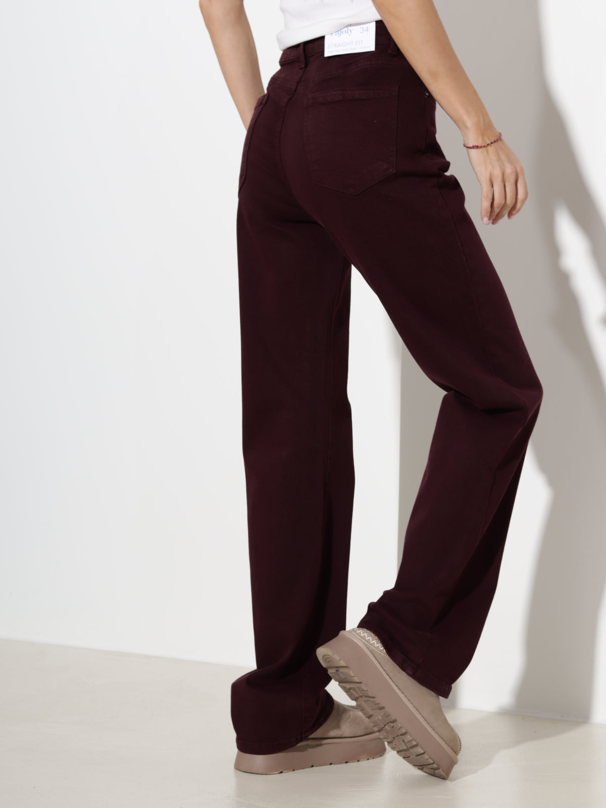 Bordo džinsu bikses "Straight fit"- 21139