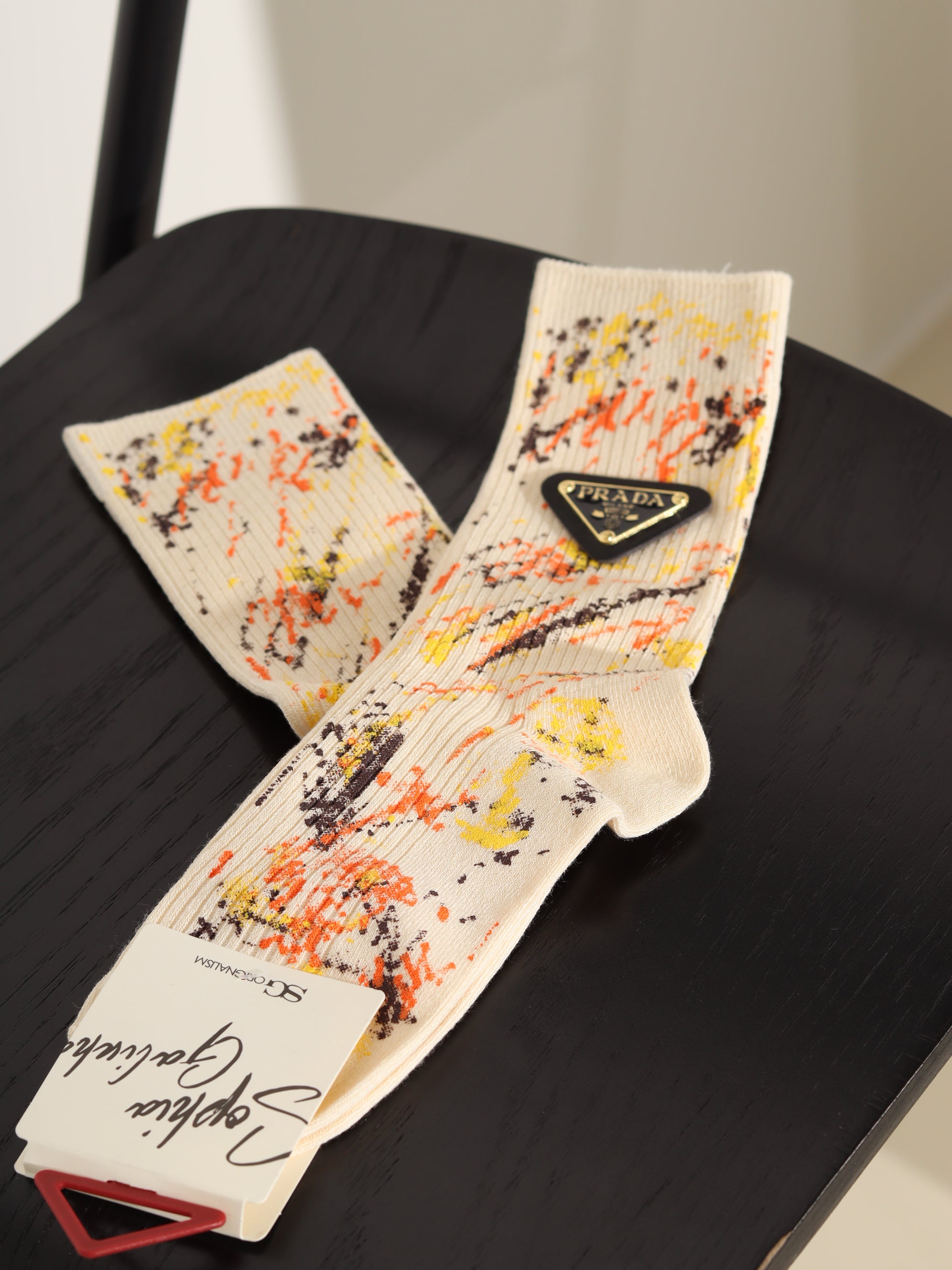 Bēšas stilizētas zeķes – 18176