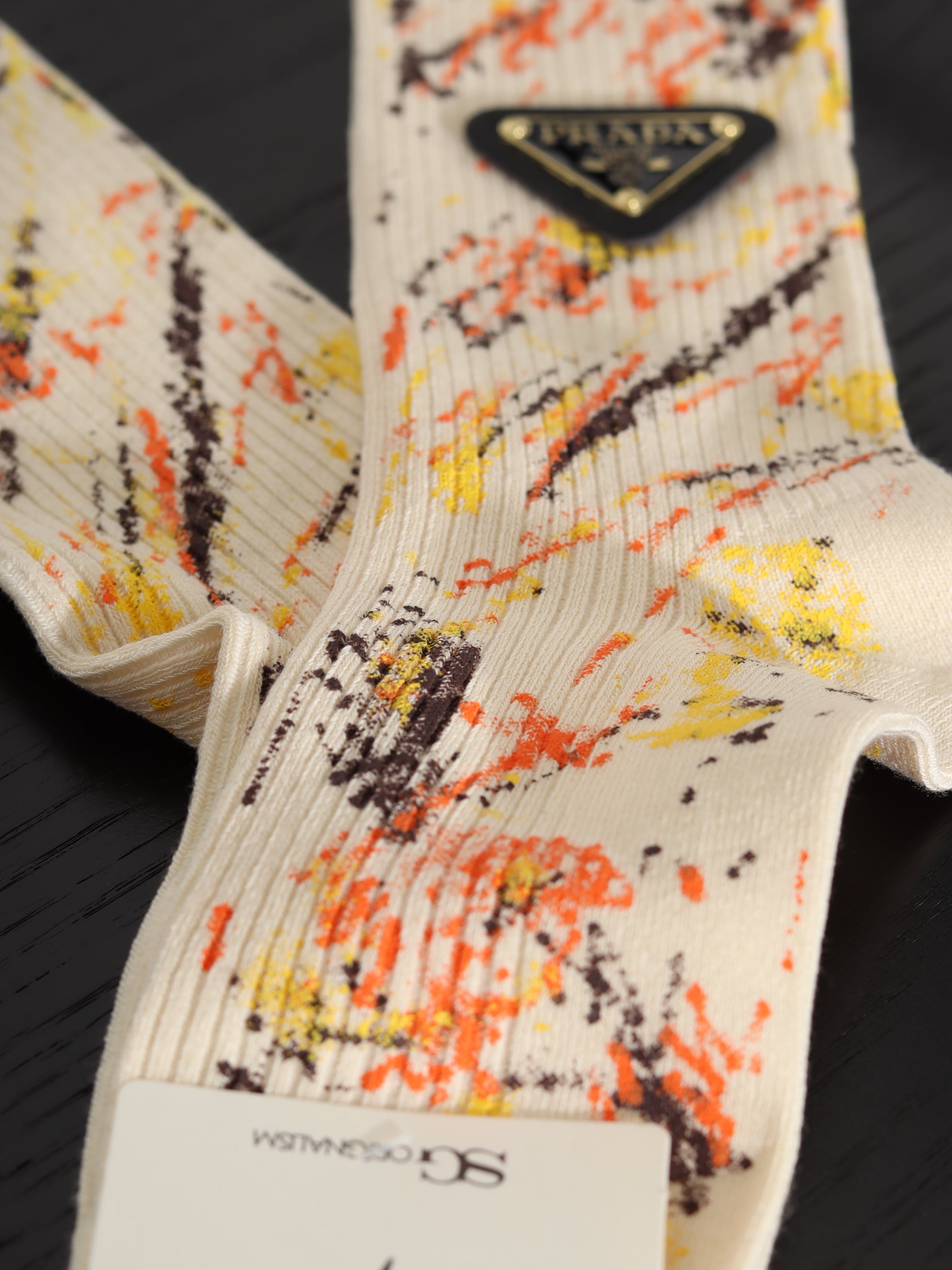 Bēšas stilizētas zeķes – 18176