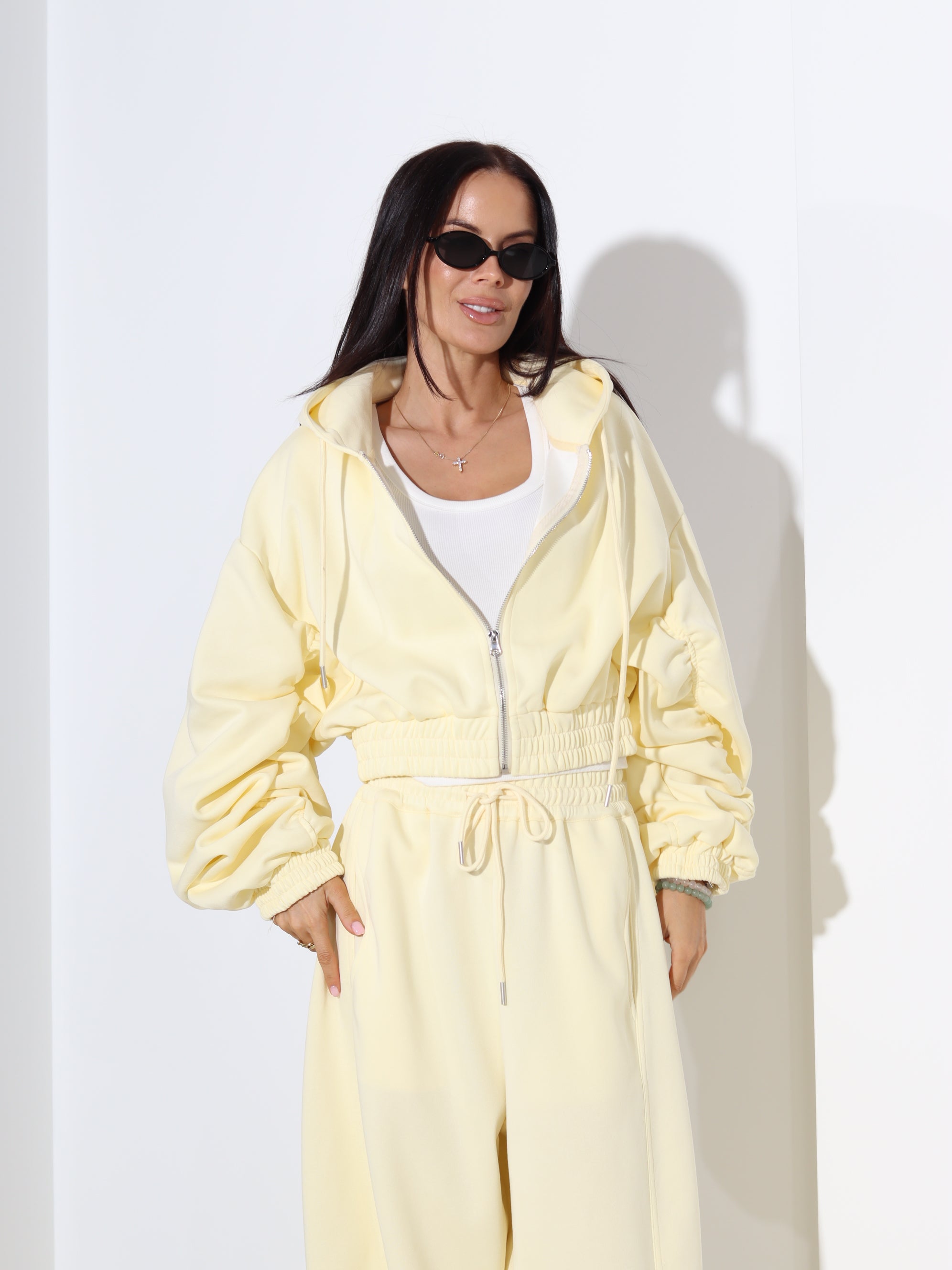 Dzeltens 2daļīgs komplekts 'Pienenīte', sportiskā stilā - 18795