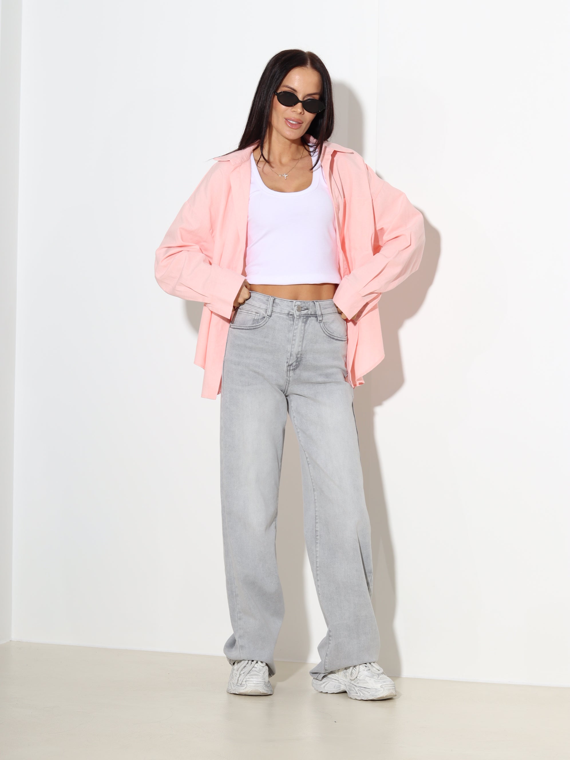 G.pelēkas džinsa bikses 'extra long' - 19150