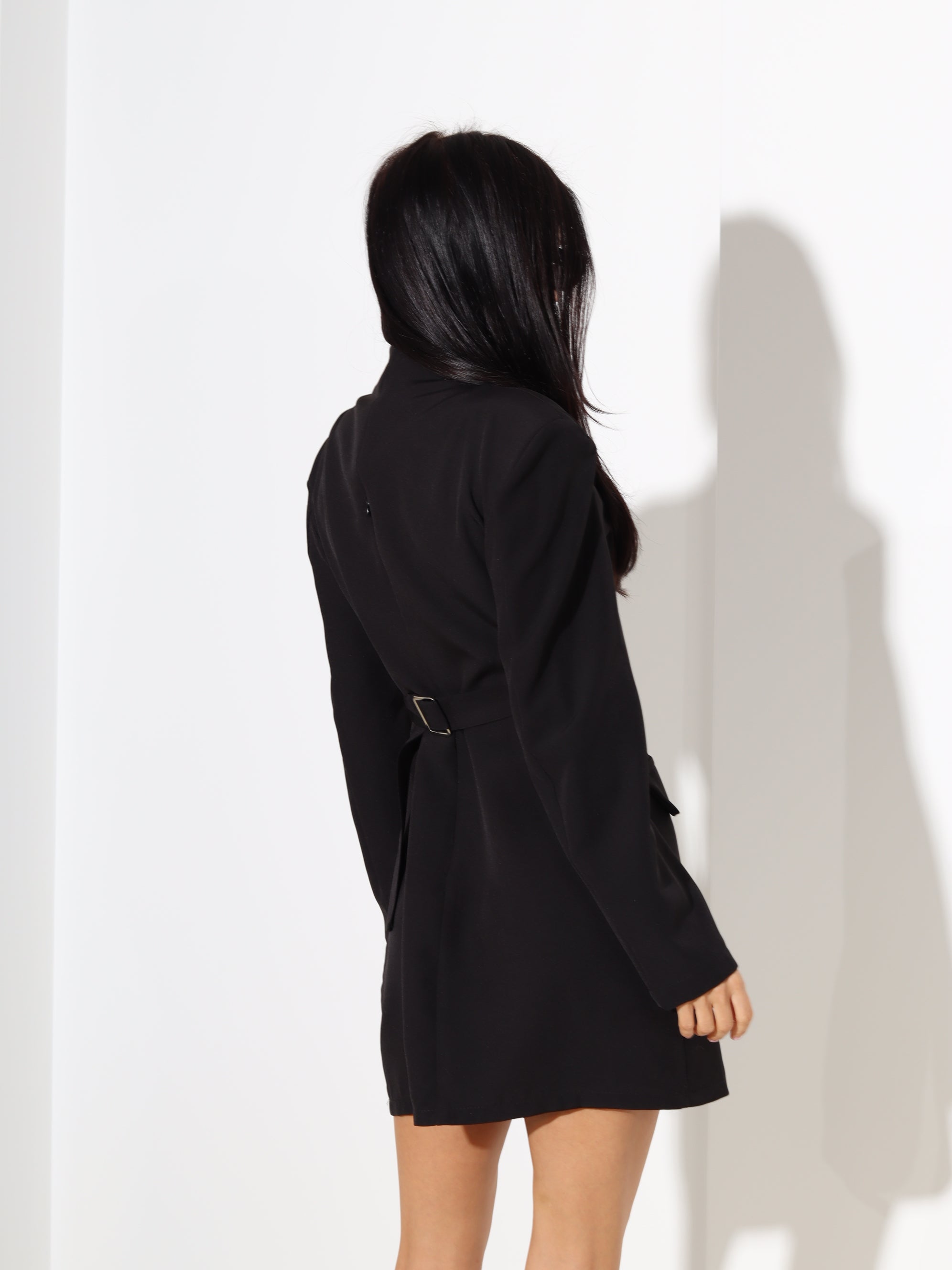 Melna, īsa kleita "Geiša" - 18254