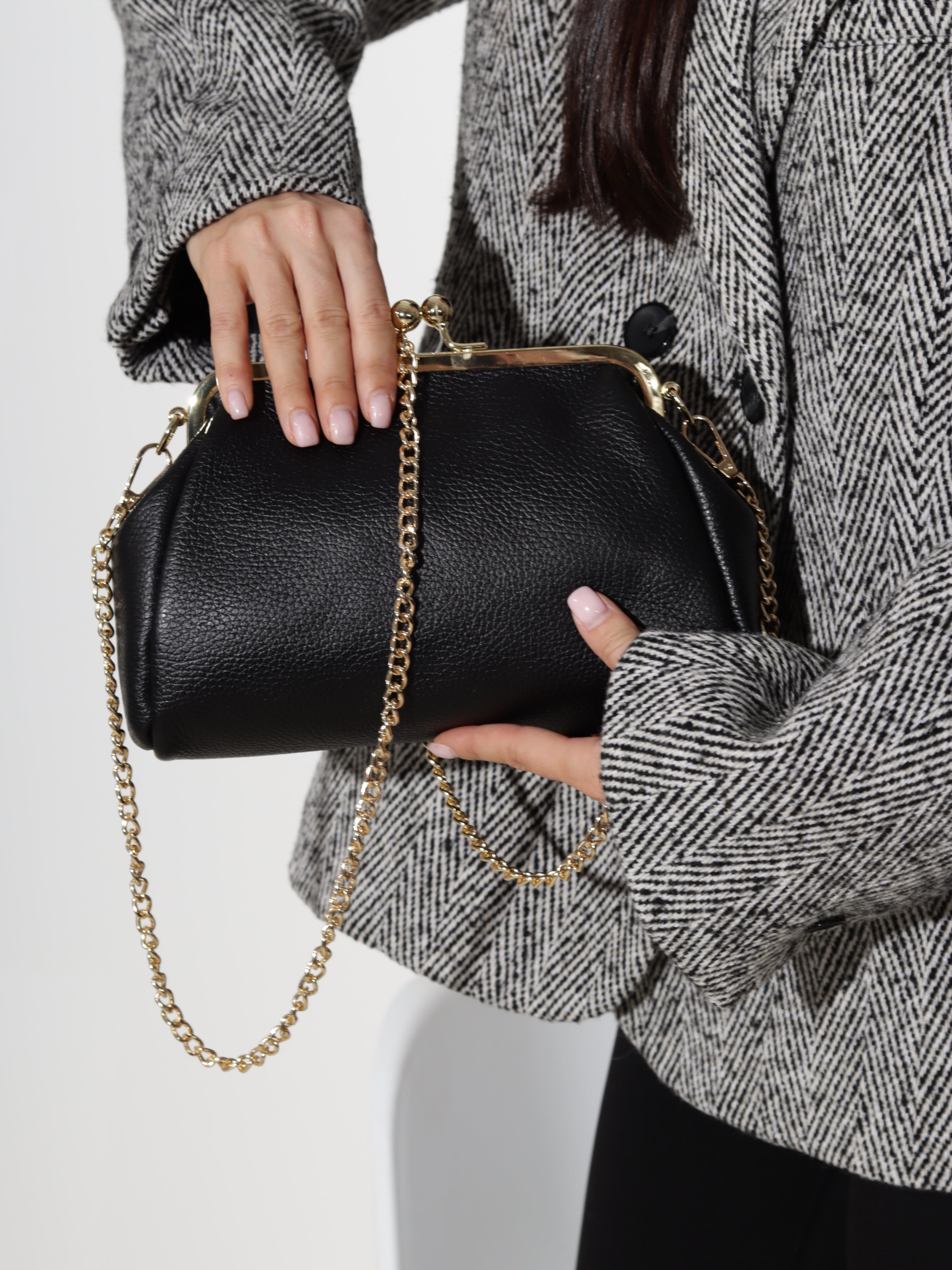 Melna, maza d/ā "Frame clutch" soma- 20857