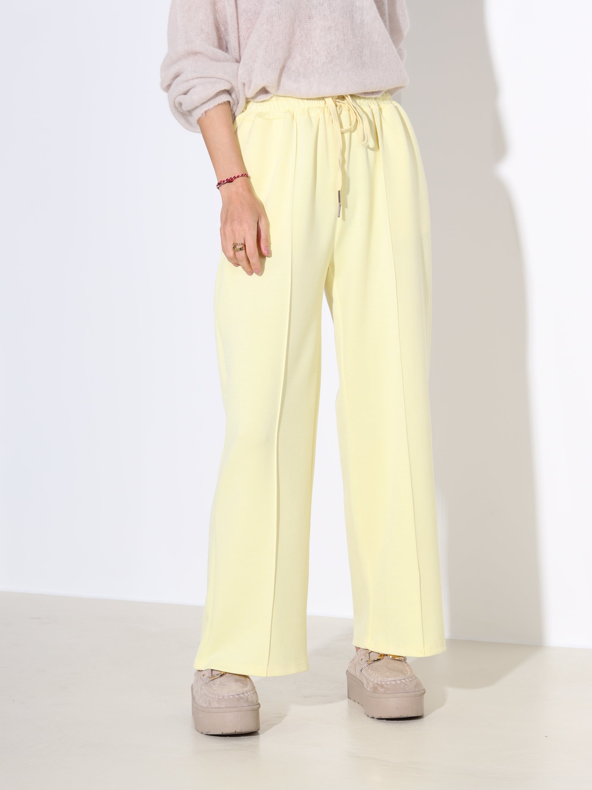 Dzeltenas sportiska stila püksid - 18021