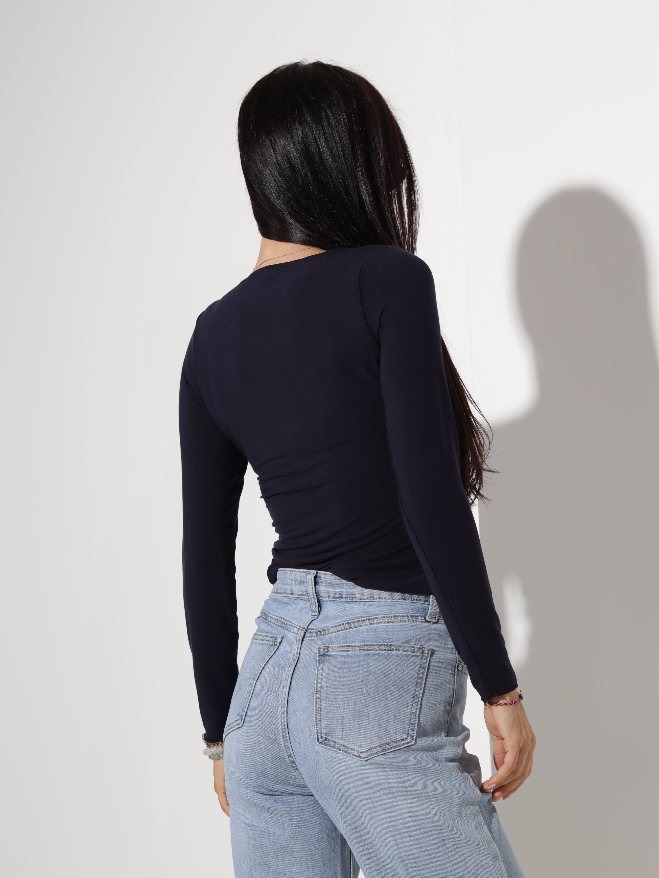 T.zils, plāna auduma tops, gara piedurkne - 20529