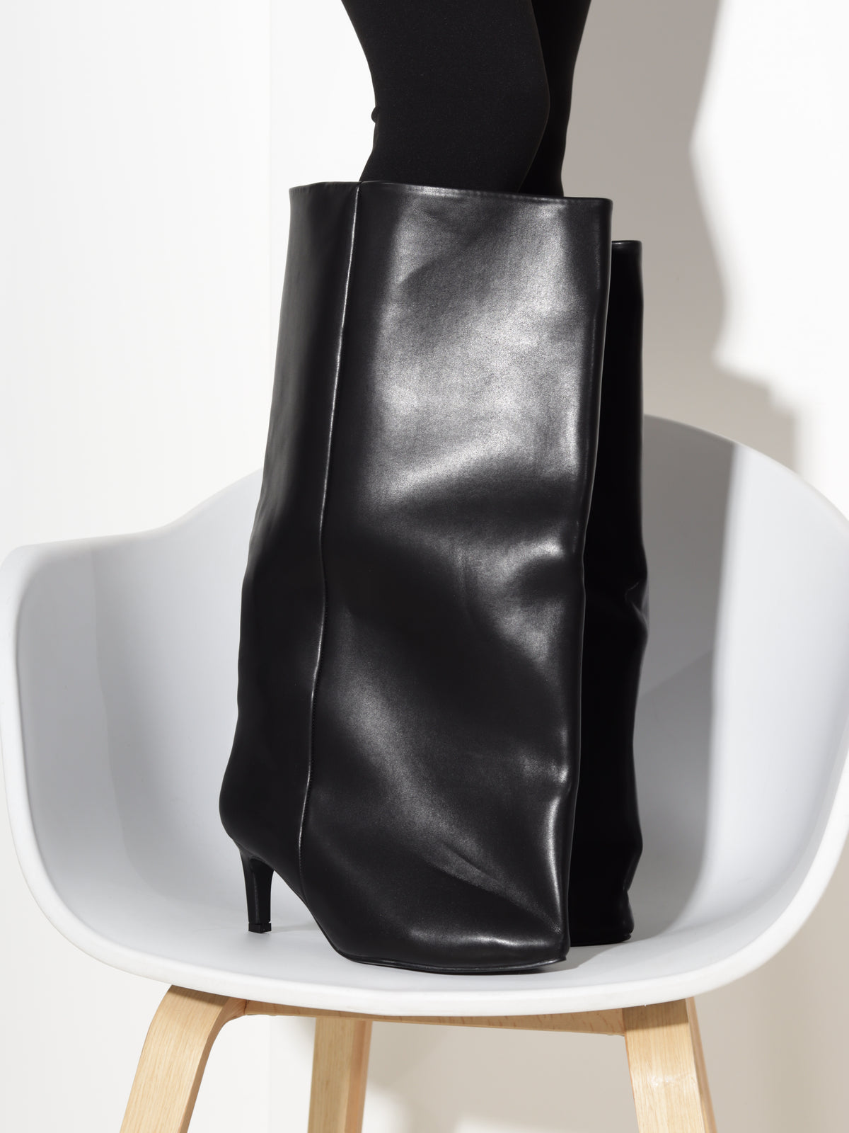 Melni, gari 'Fall trend' zābaki, smaili - 21212