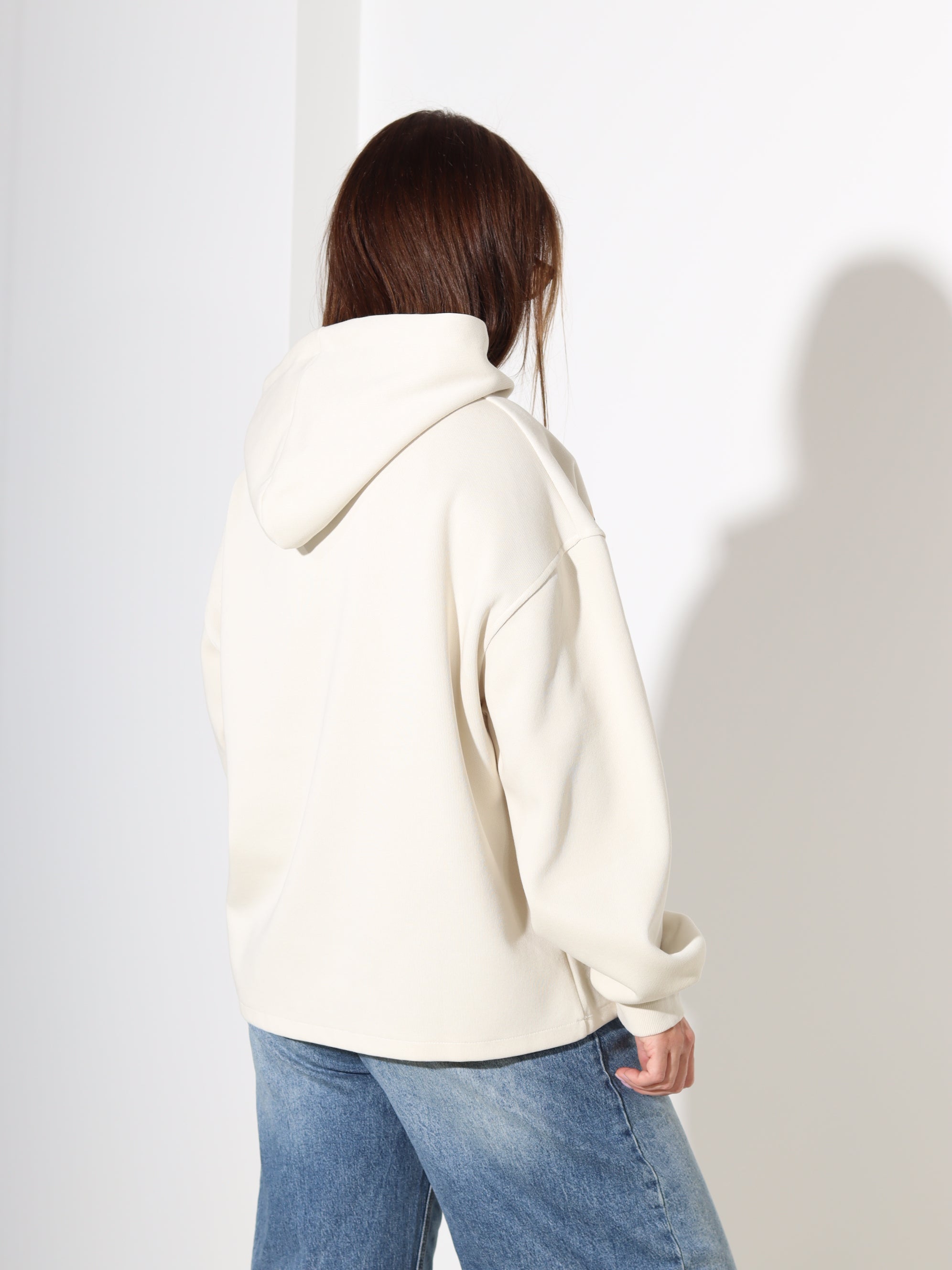 Bēšs džemperis "Minnija" ar kapuci - 18309