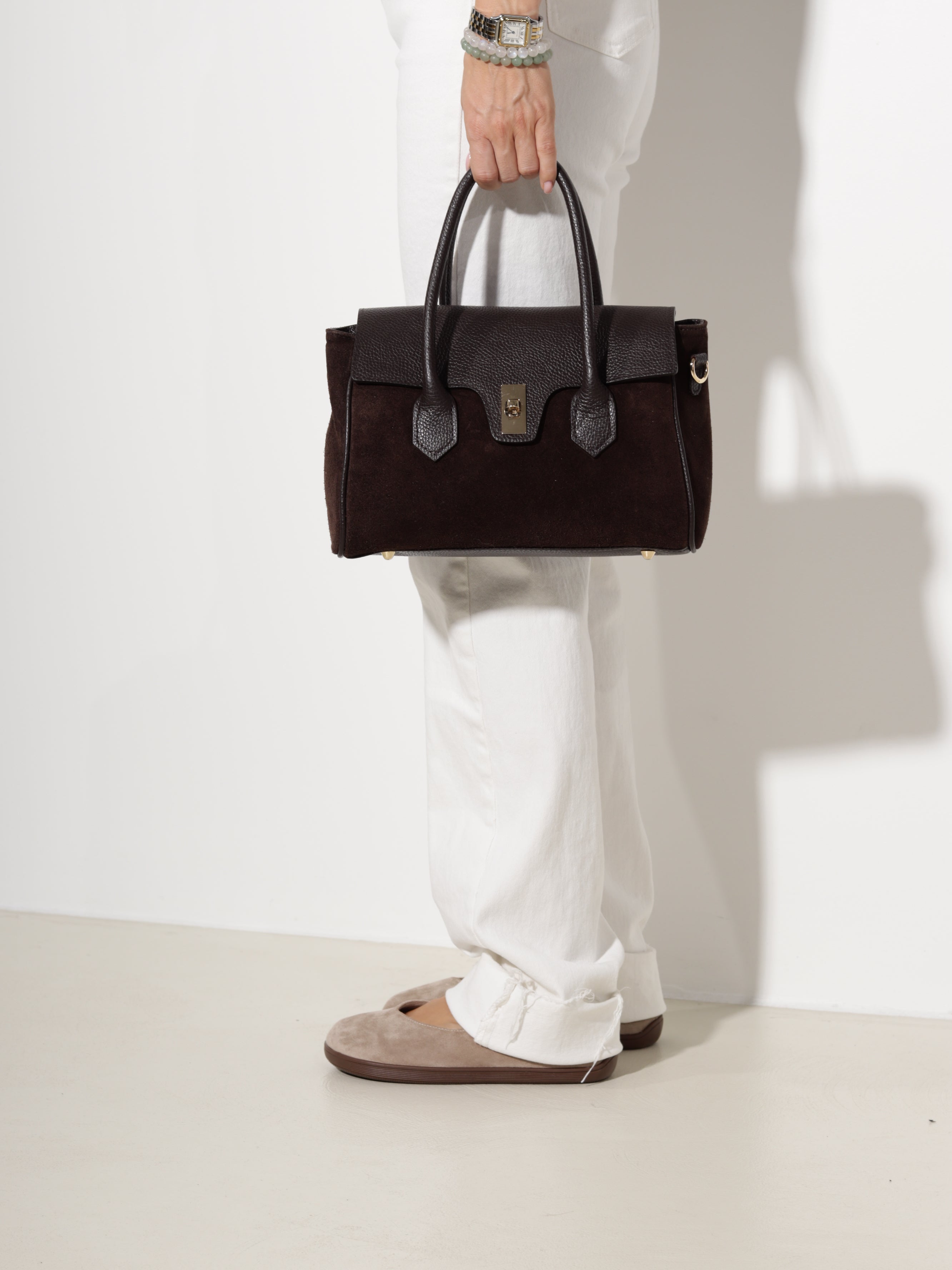 Šoko krāsas d/ā+d/zā soma "Quiet Luxury", midi - 20574