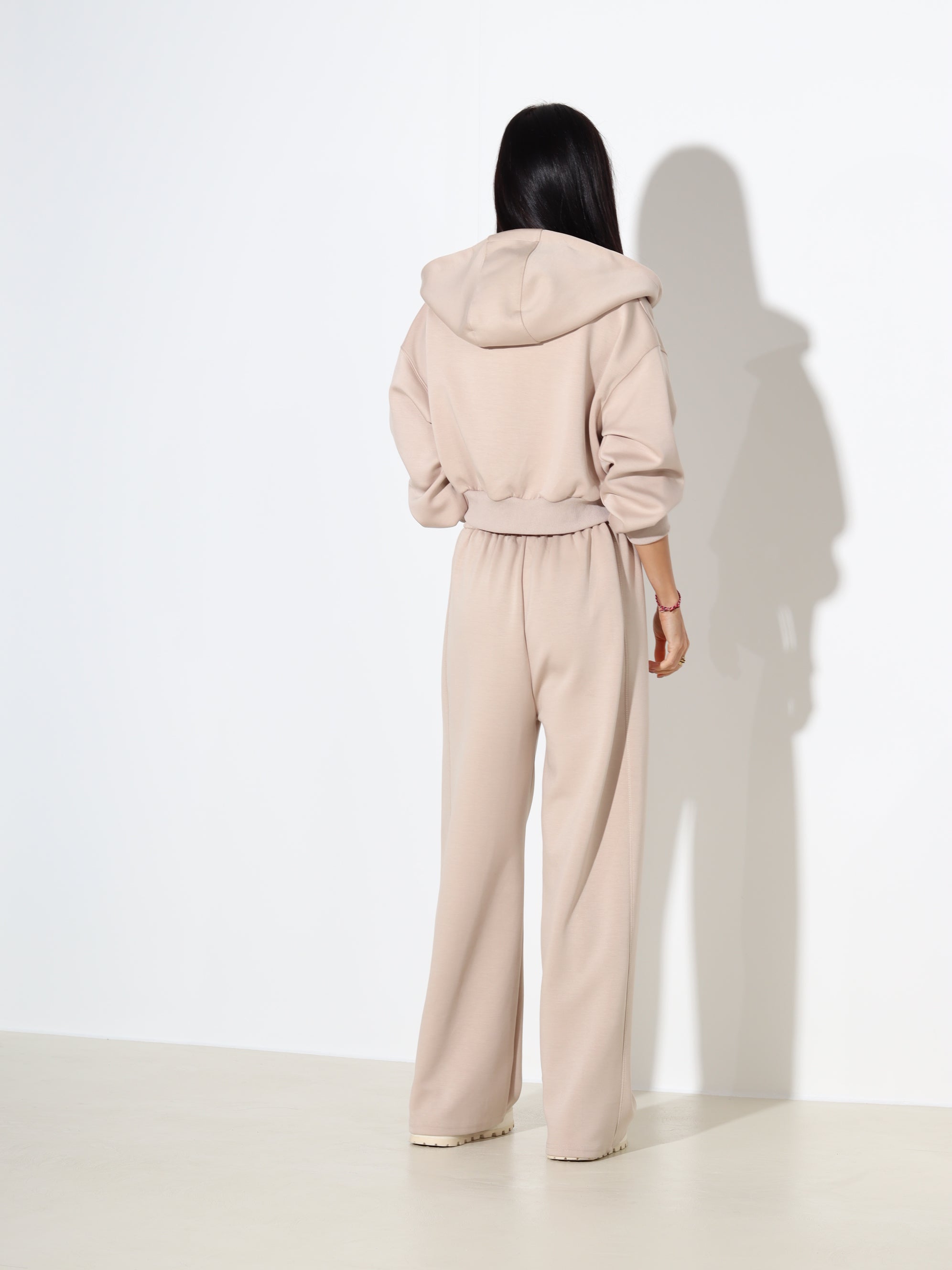 Bēšs 2daļīgs komplekts, sportlik stil - 18063