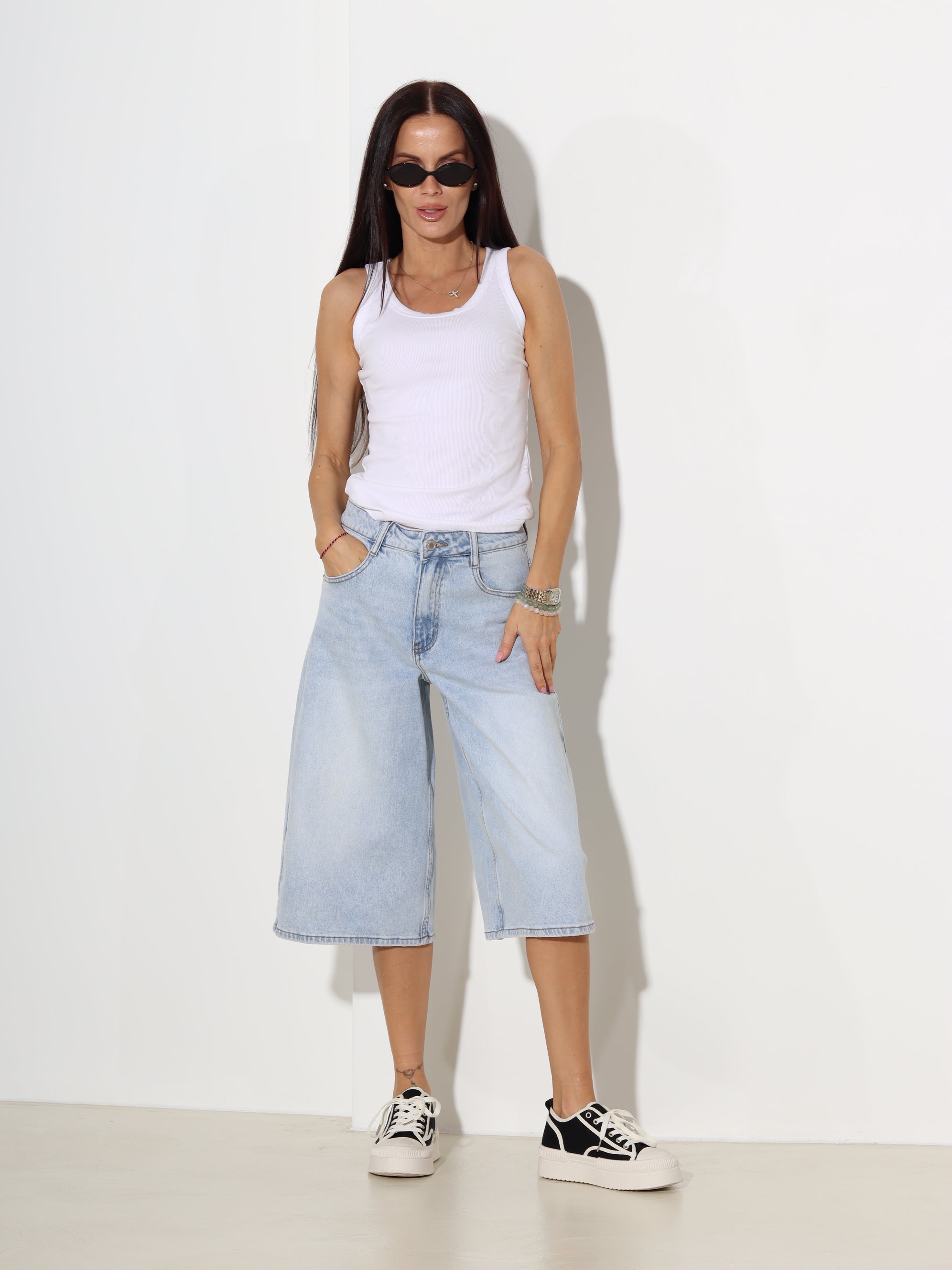 G.zili pagarināti džinsa šorti 'Jorts' - 19941