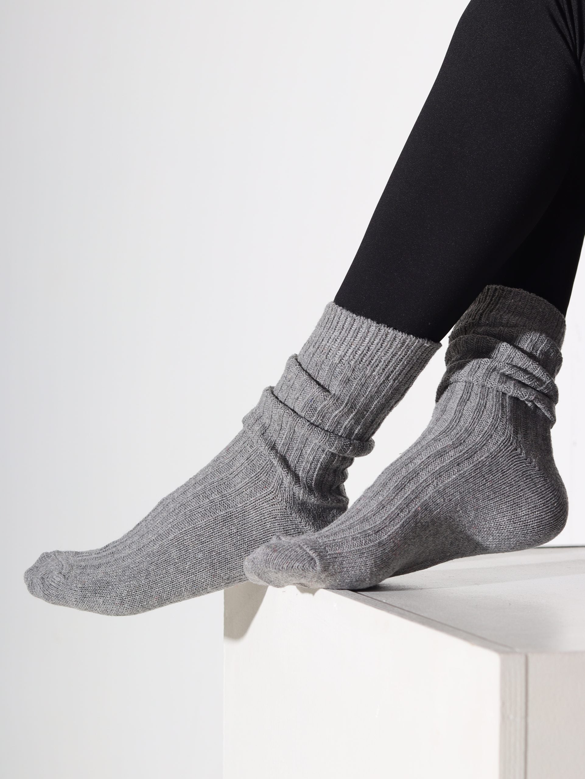 Alpakas pusgarās zeķes 3in1 (t.brūnas+g.pelēkas+melnas) - 16880