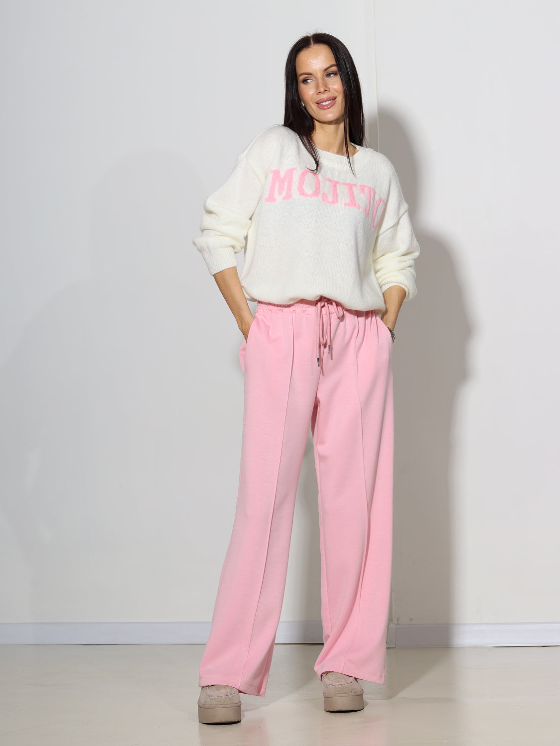 Balts džemperis 'MOJITO' - 14066