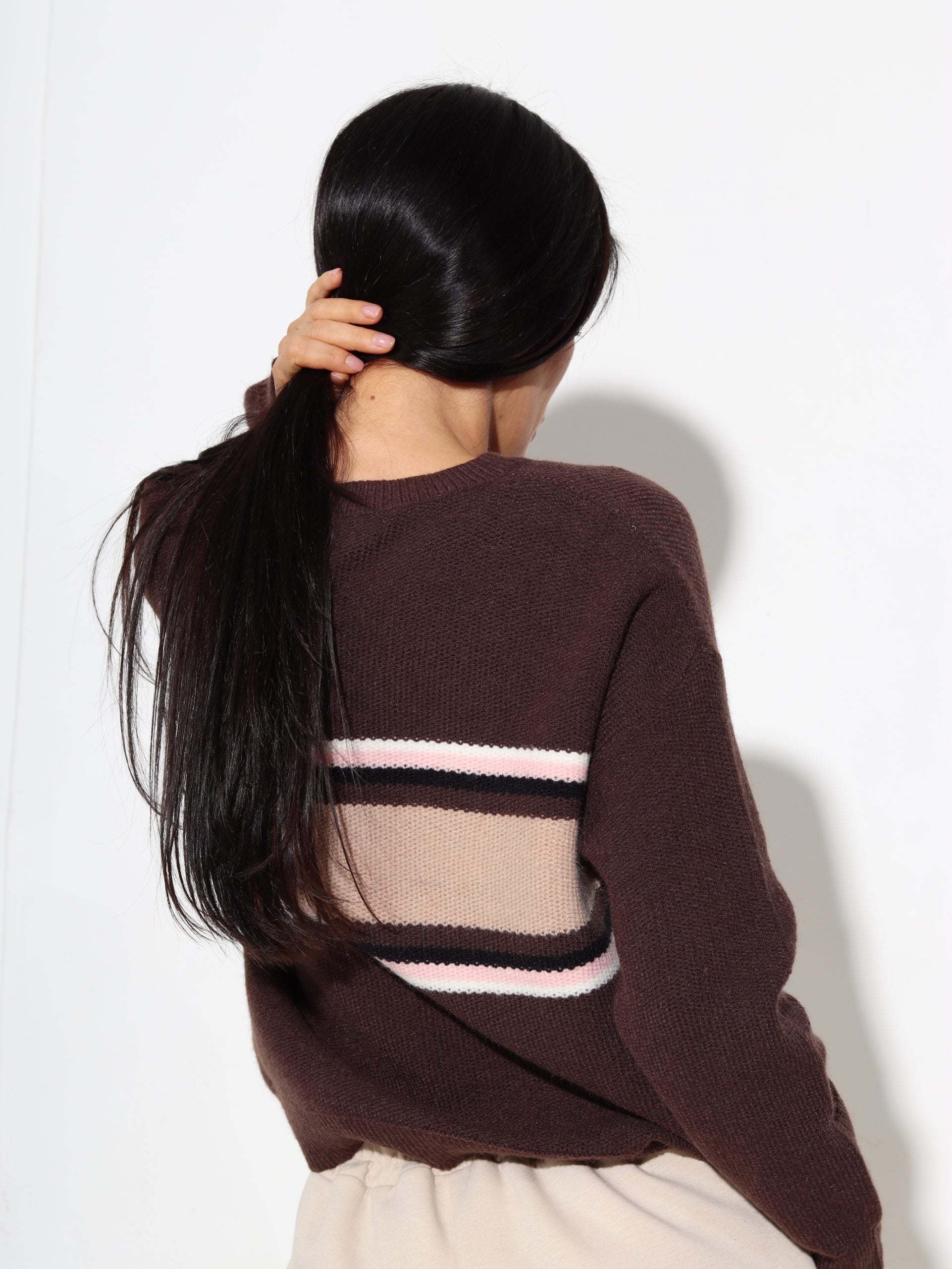 T.brūna, adīts džemperis 'SOHO' - 17191