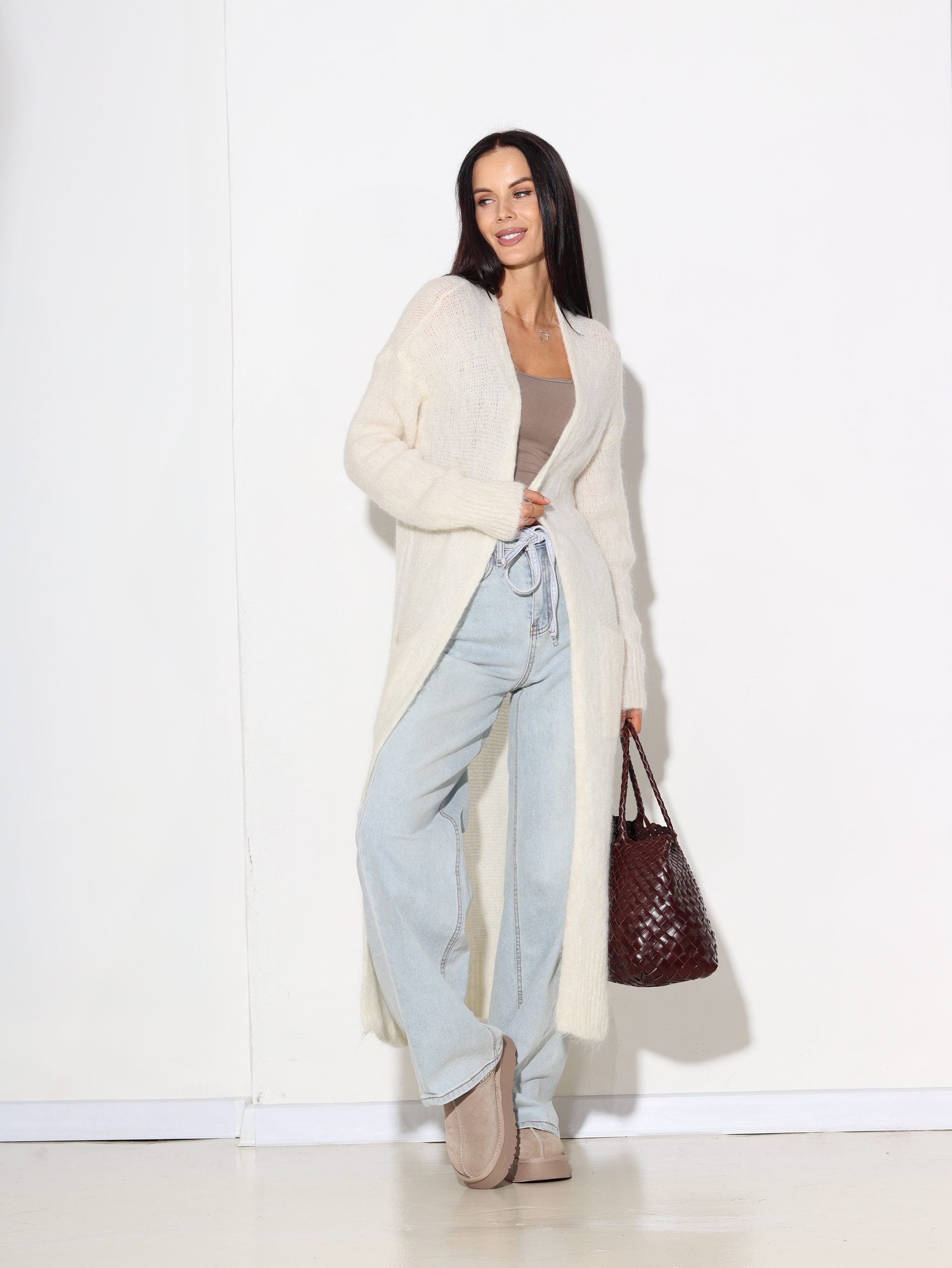 Balta, midi jaka bez aizdares (alpaka sastāvā) - 16242