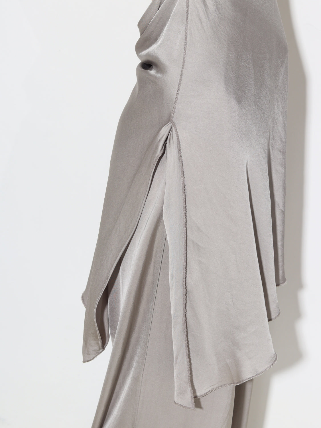 Tumši pelēka, zīdīgas viskozes komplekts - 15206