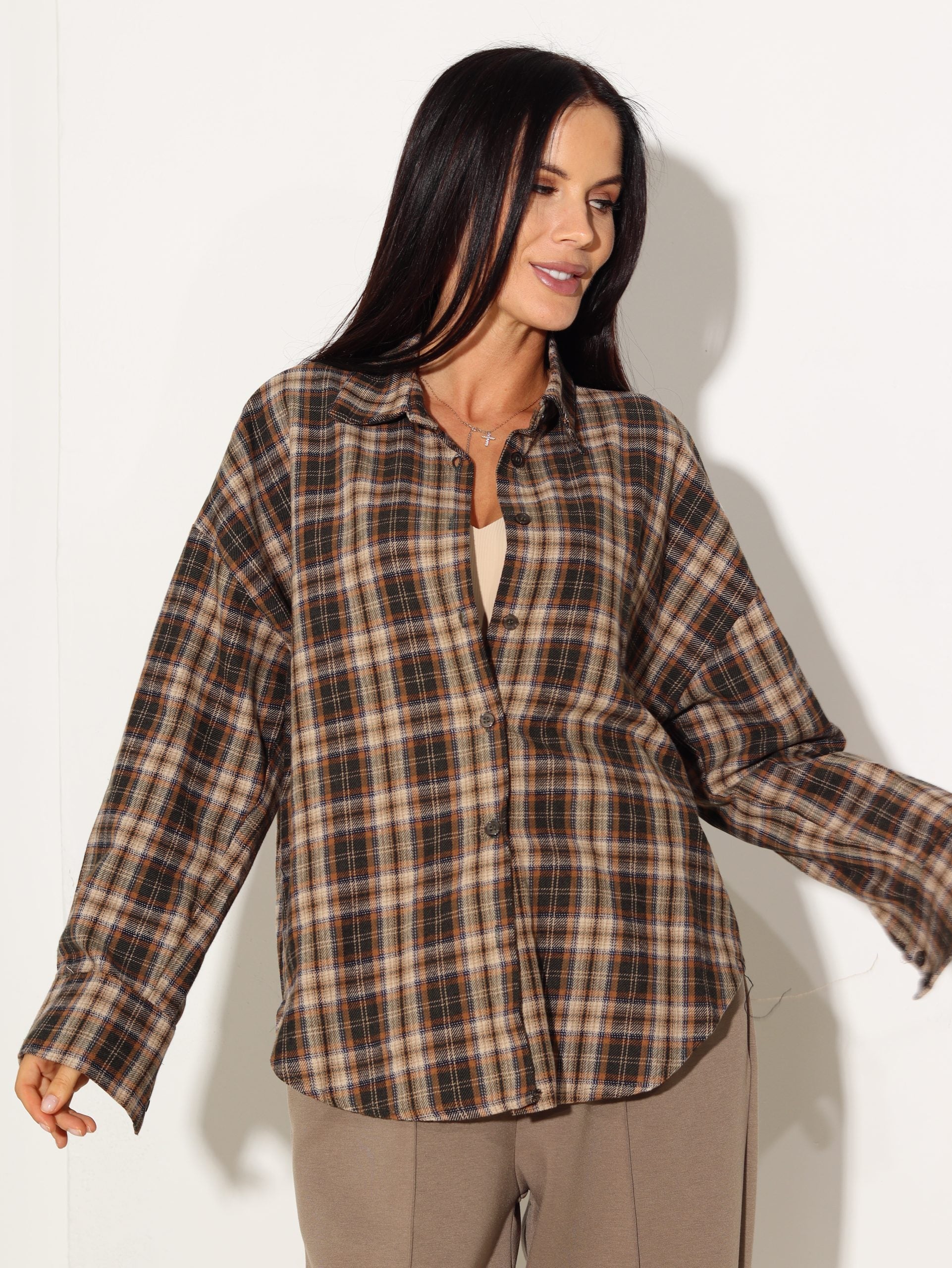 Zaļš rūtains krekls - 16288