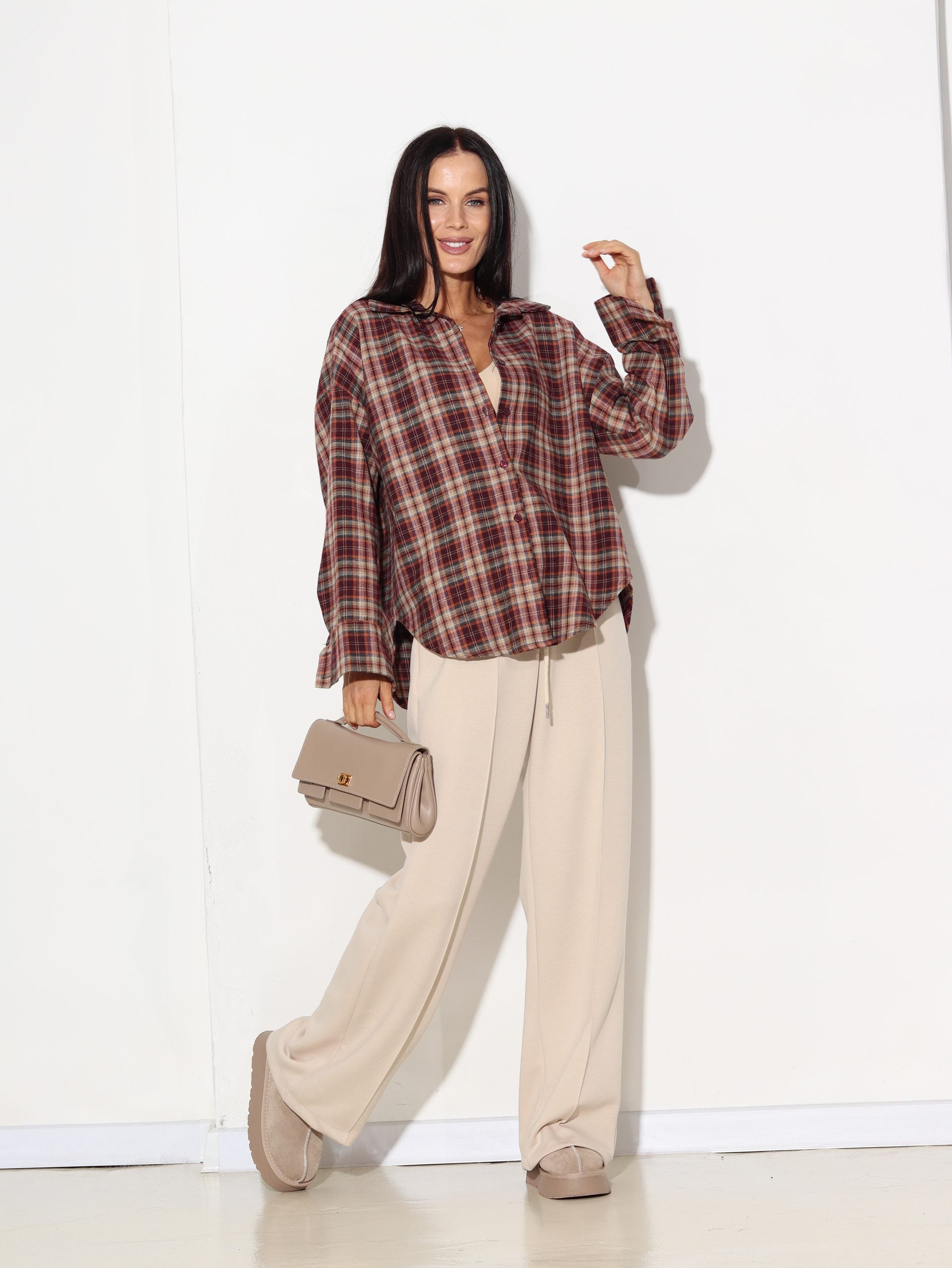 Bēšas, sportiska stila bikses - 16286