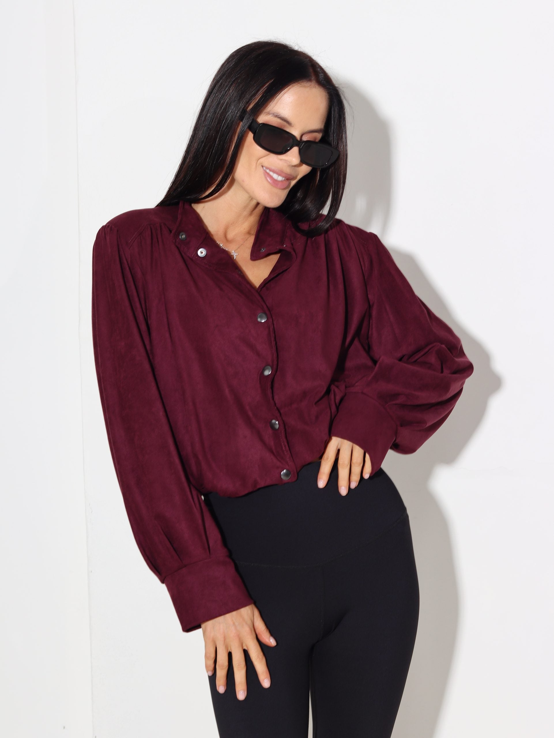 T.violeta zamša auduma bomber tipa virsjaka - 16295