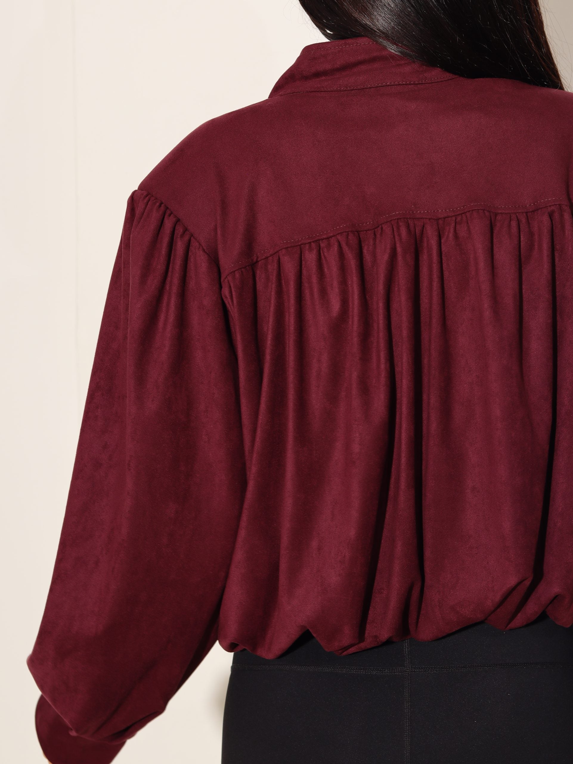 T.violeta zamša auduma bomber tipa virsjaka - 16295