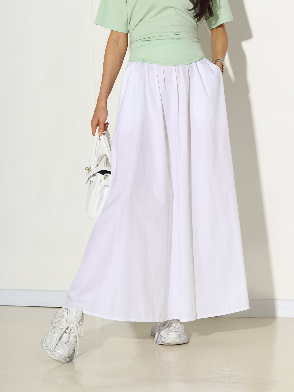 Balti , gari , kupli svārki - 15462