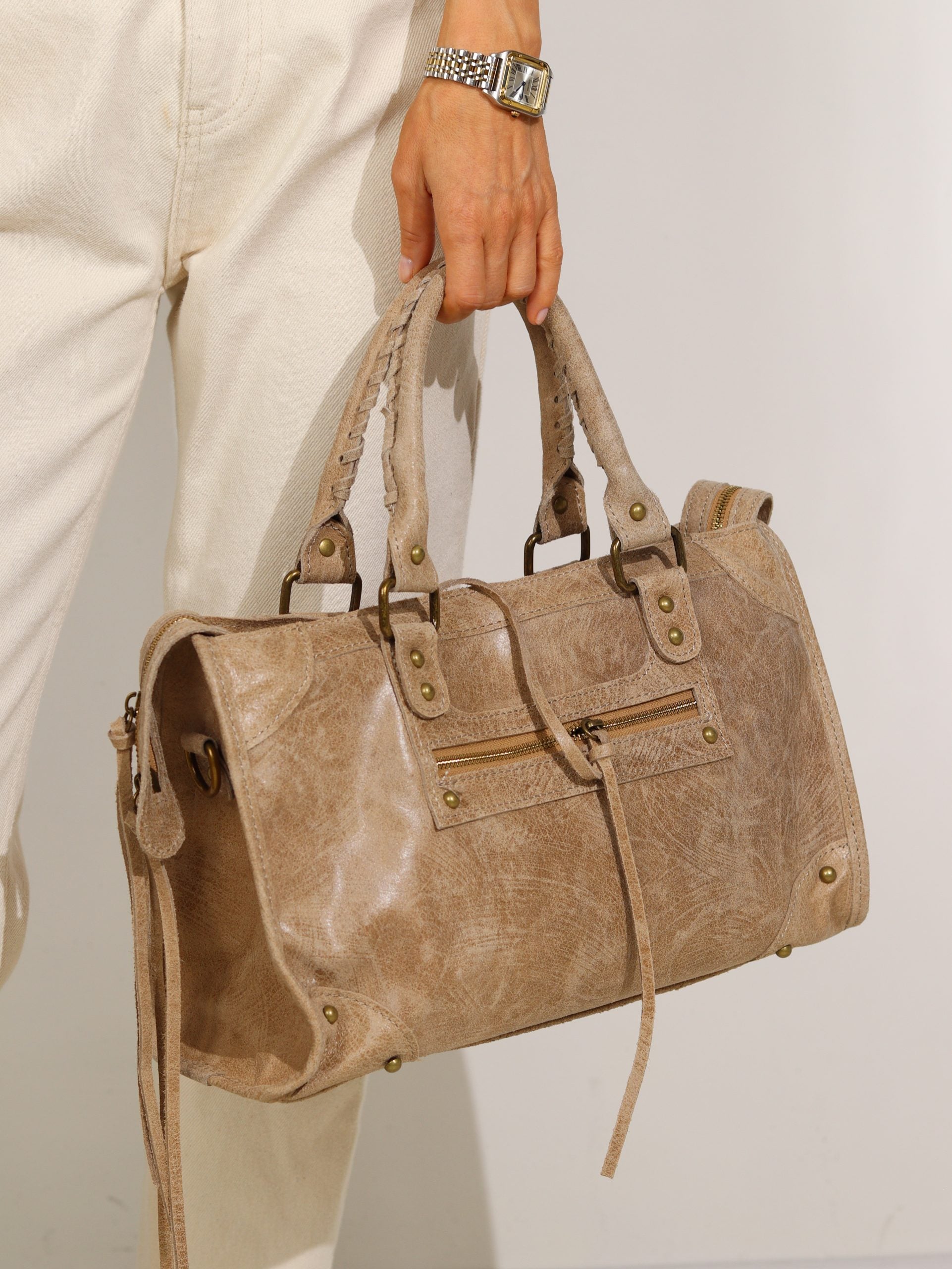 Bēša, d/ā "Vintage maxi" soma - 15479