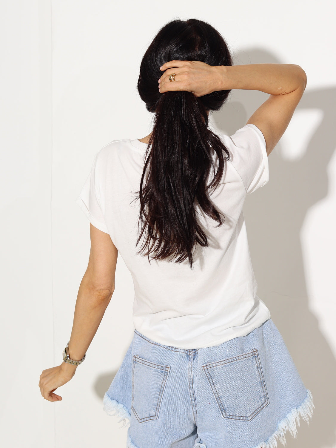 Balts basic T- krekls - 15509