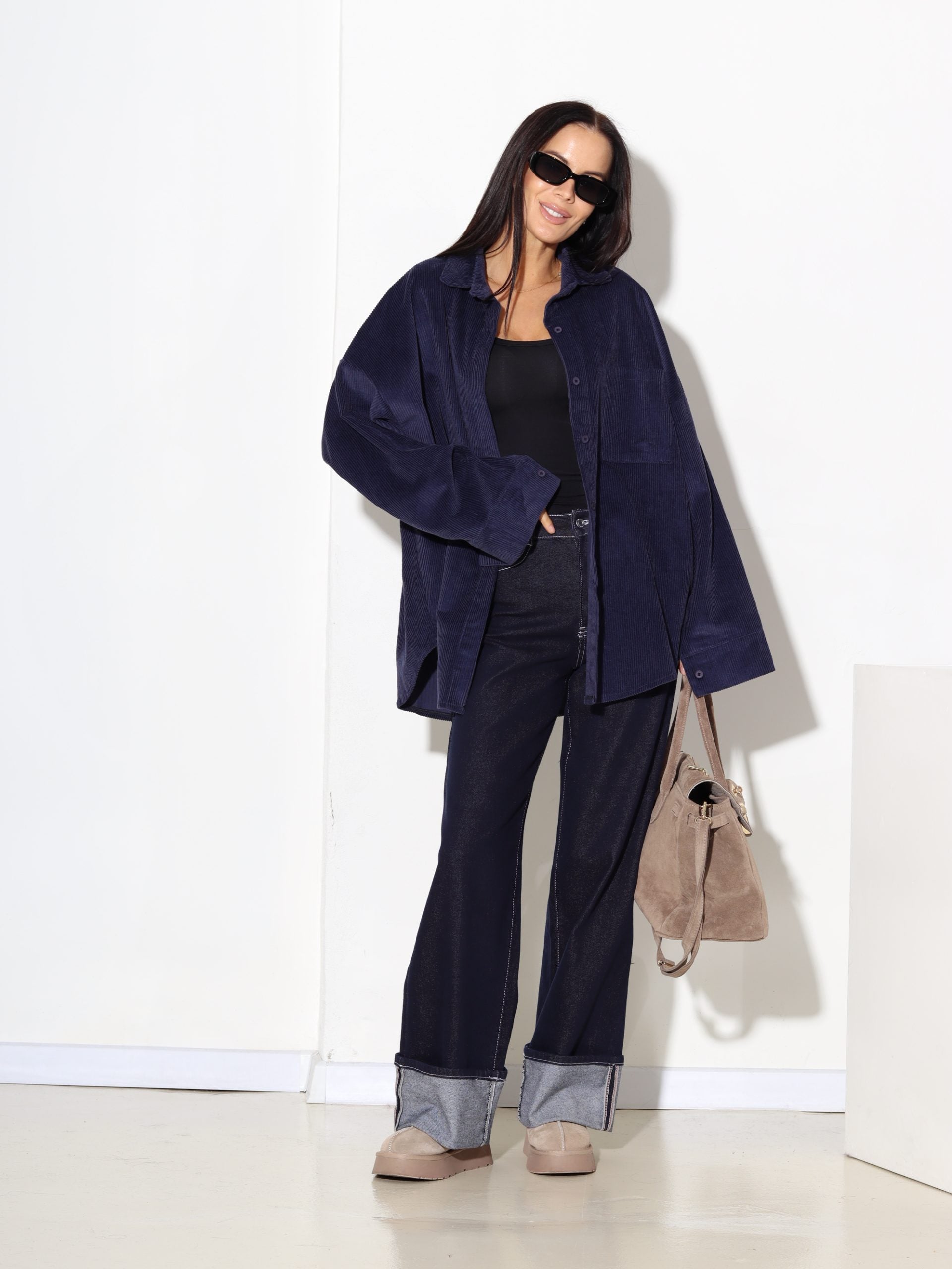 T.zilas džinsa bikses ar atlocītiem galiem, Laulia firmas - 17361